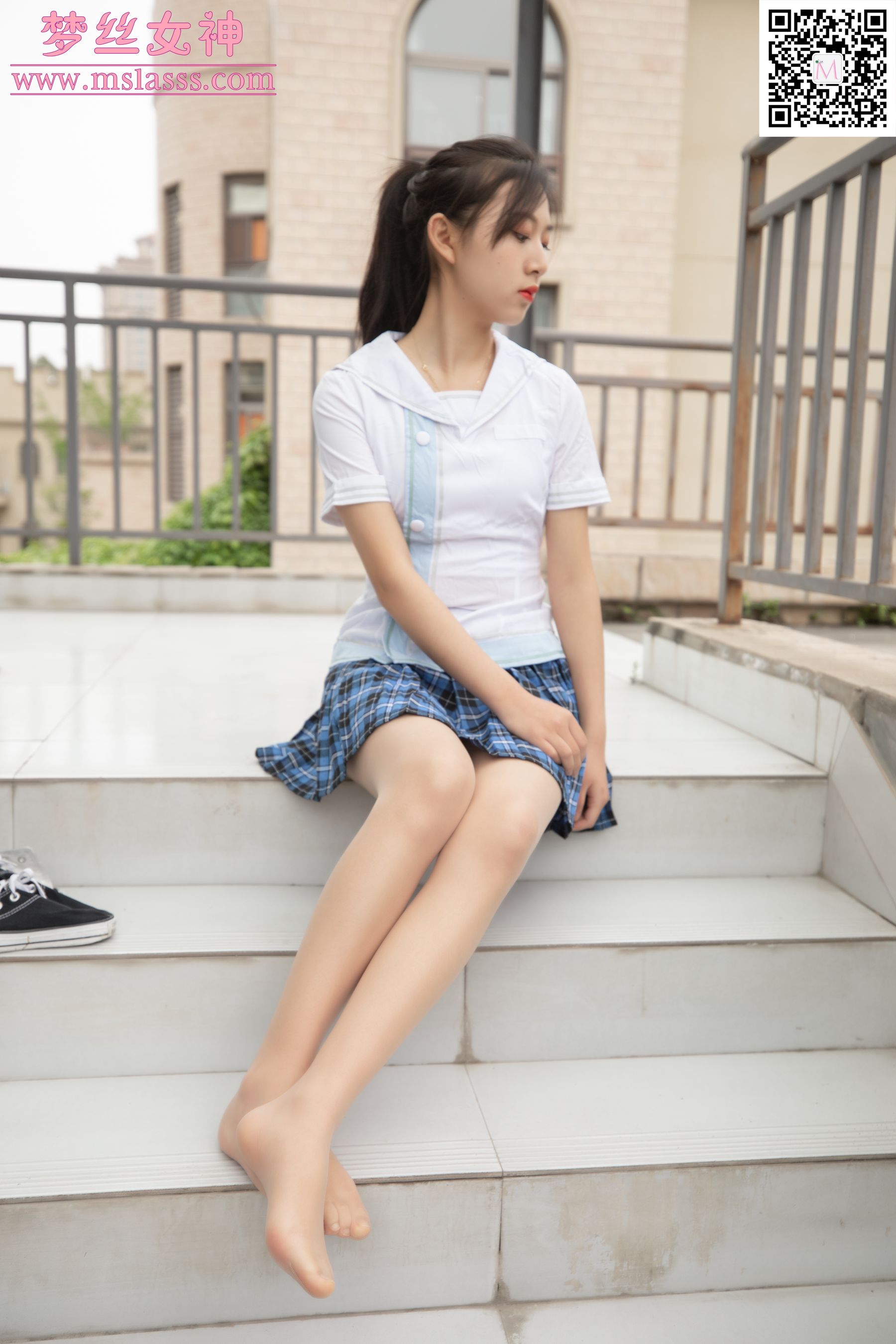 [梦丝女神MSLASS]  珂珂 匡威鞋女神