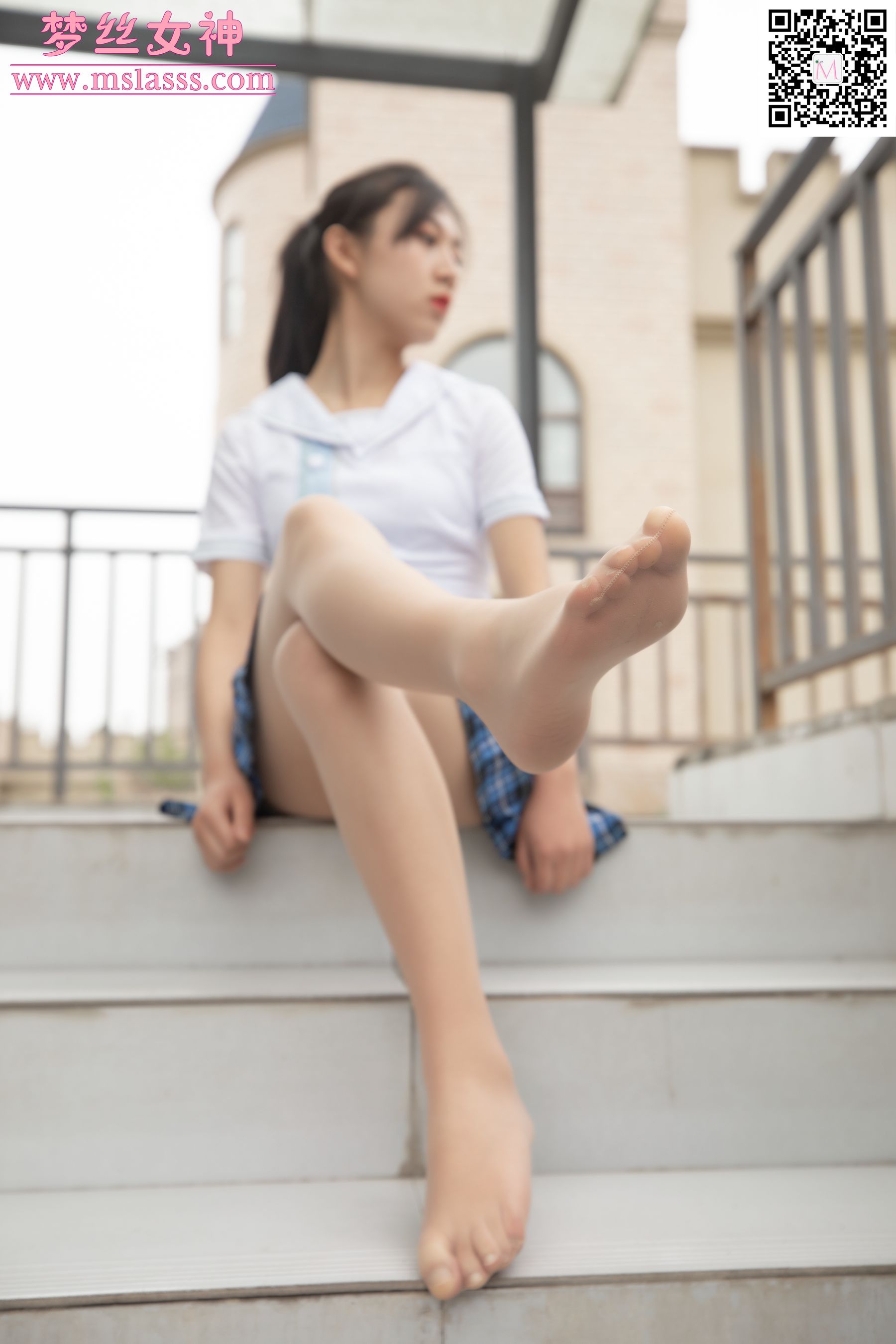 [梦丝女神MSLASS]  珂珂 匡威鞋女神