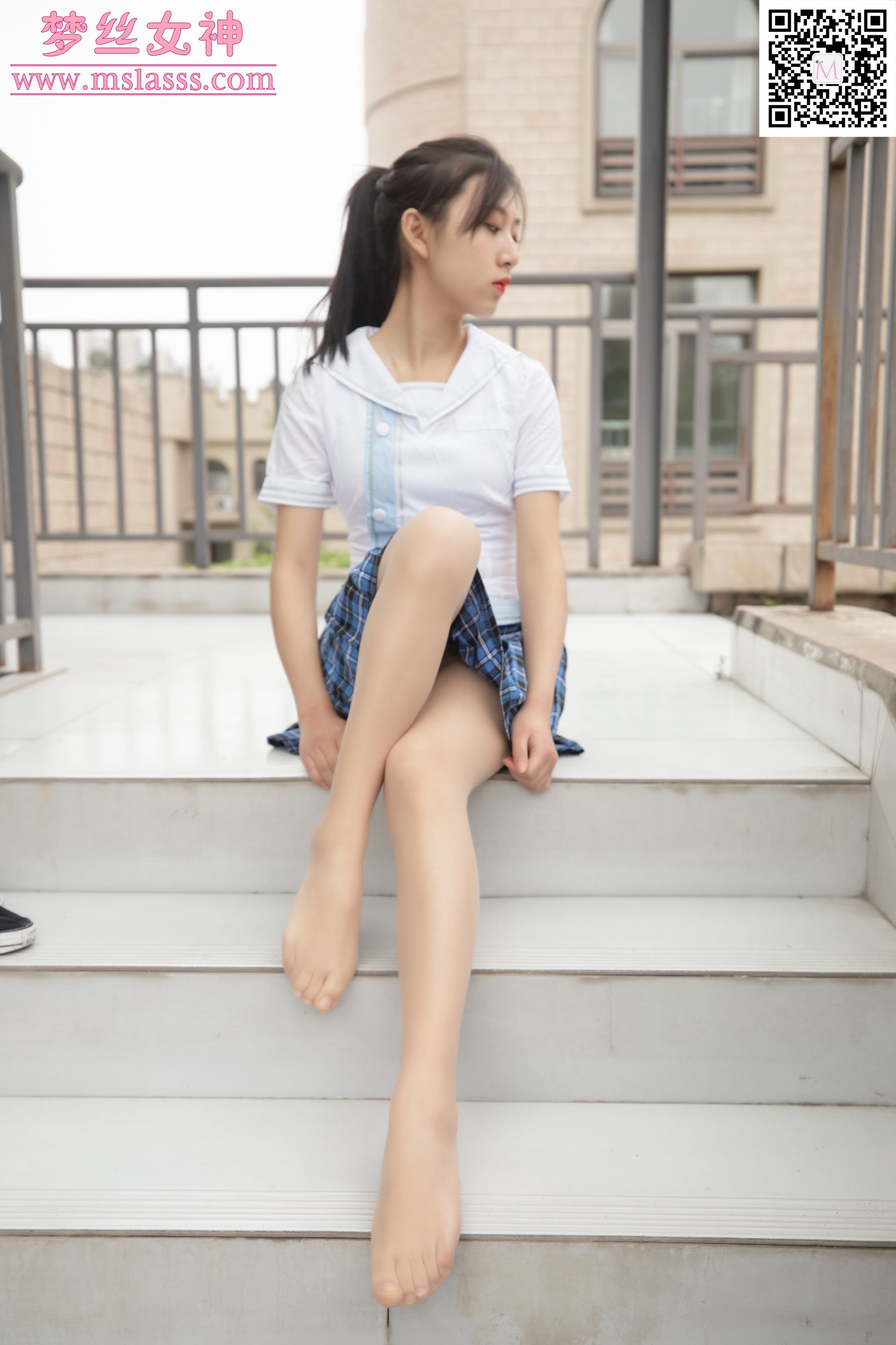 [梦丝女神MSLASS]  珂珂 匡威鞋女神