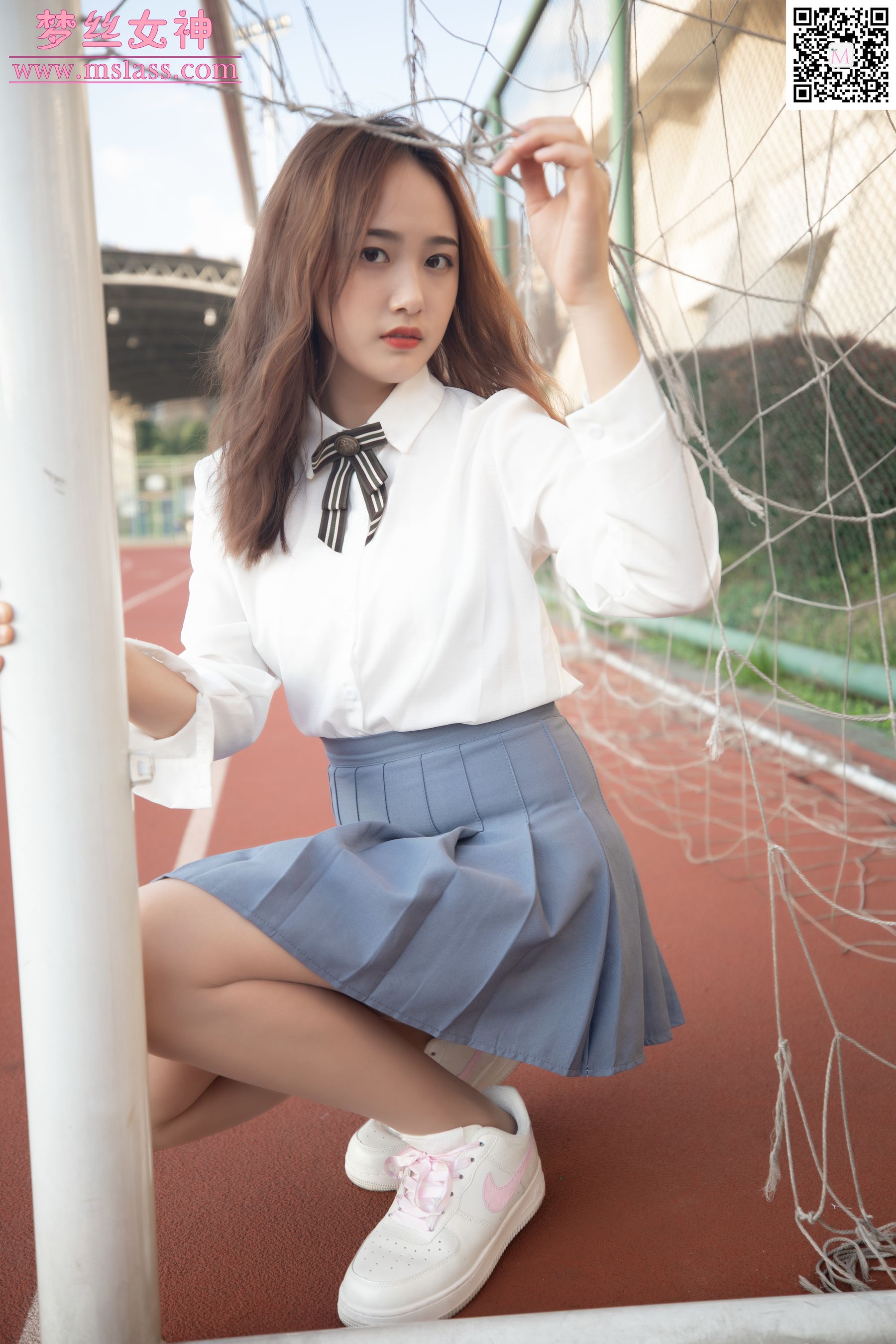 [梦丝女神MSLASS]  珂珂 粉NIKE女神