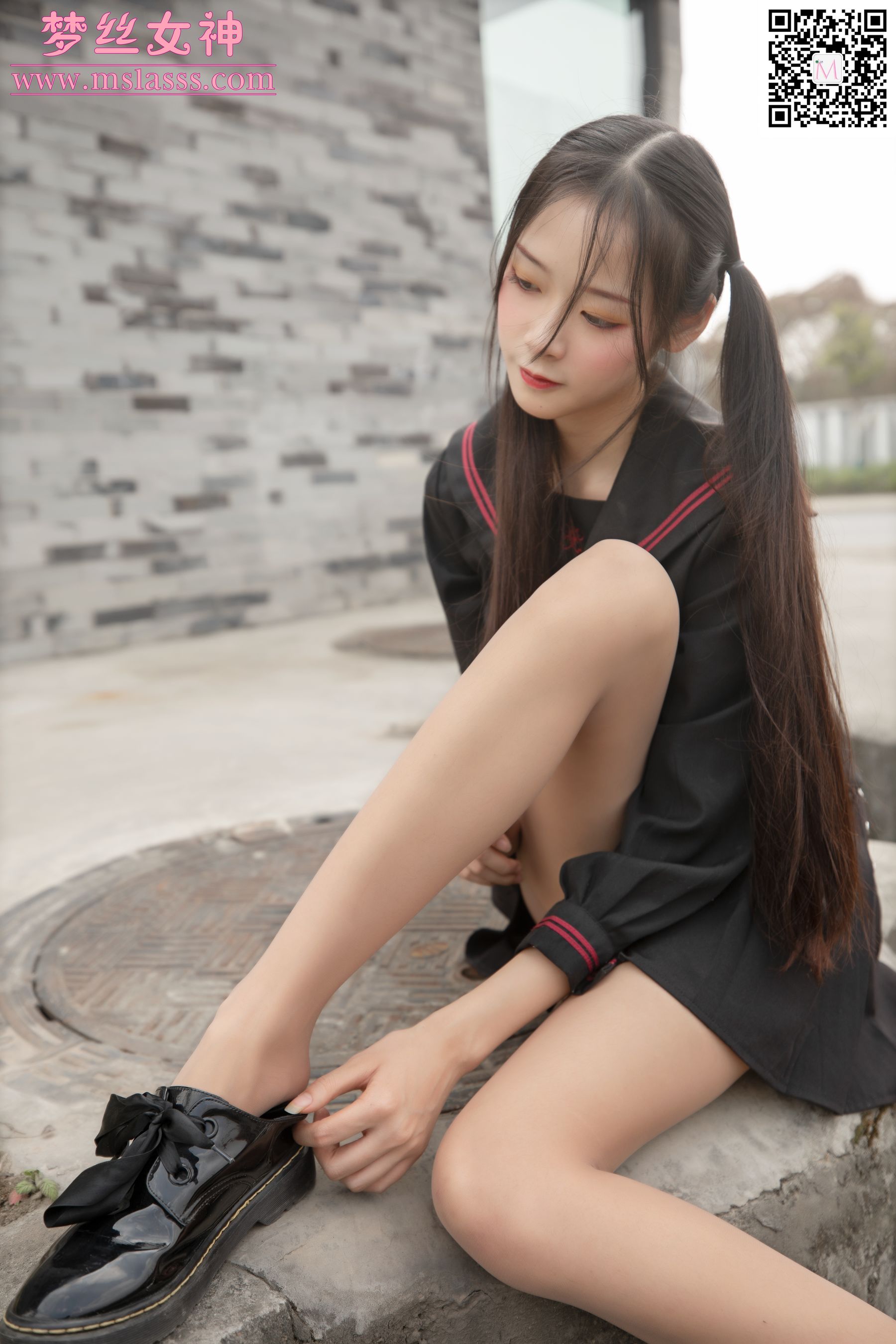 [梦丝女神MSLASS]  诗琪 纤细的腿丫