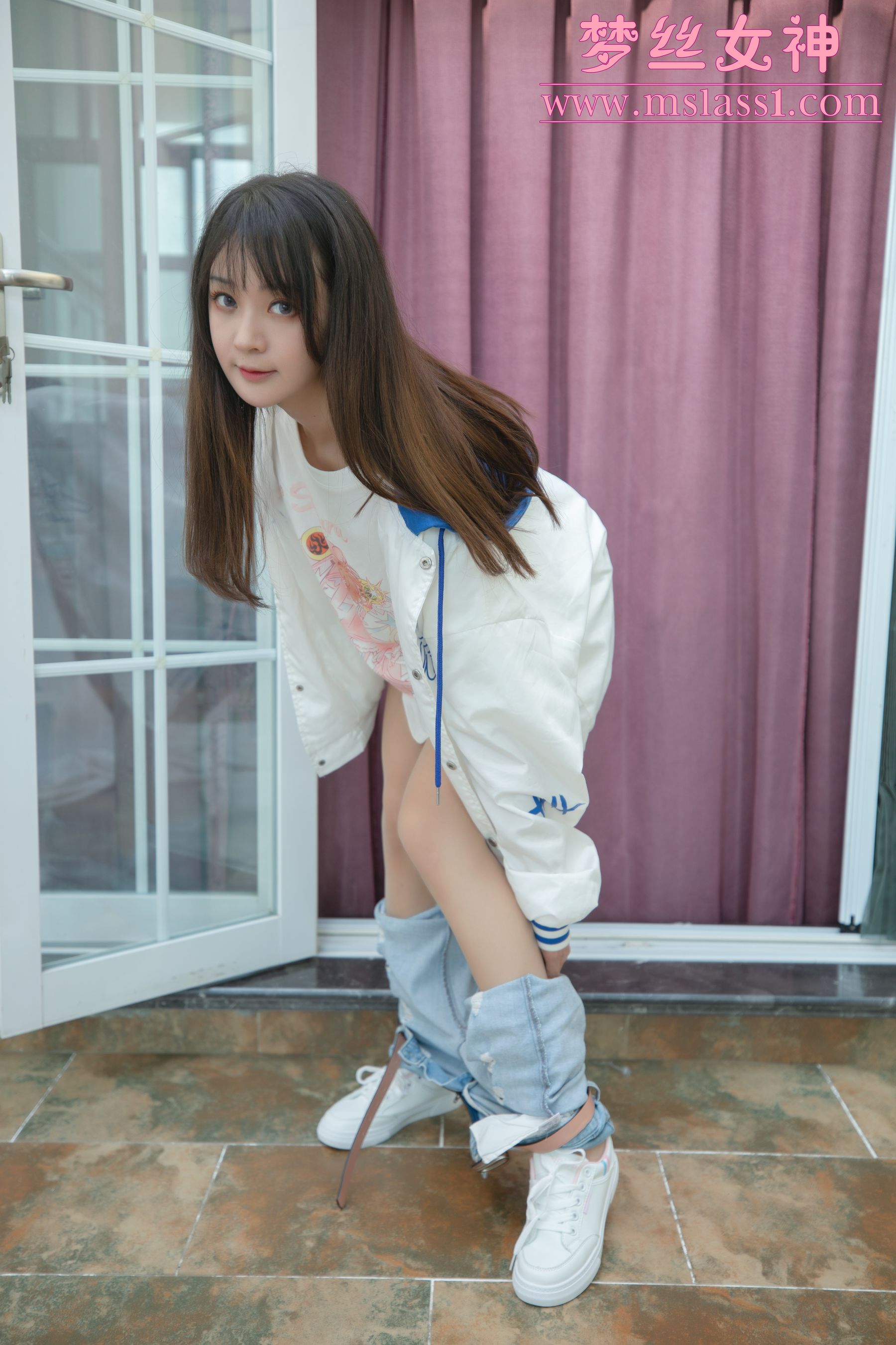 [梦丝女神MSLASS]  郭襄 牛仔裤的超美