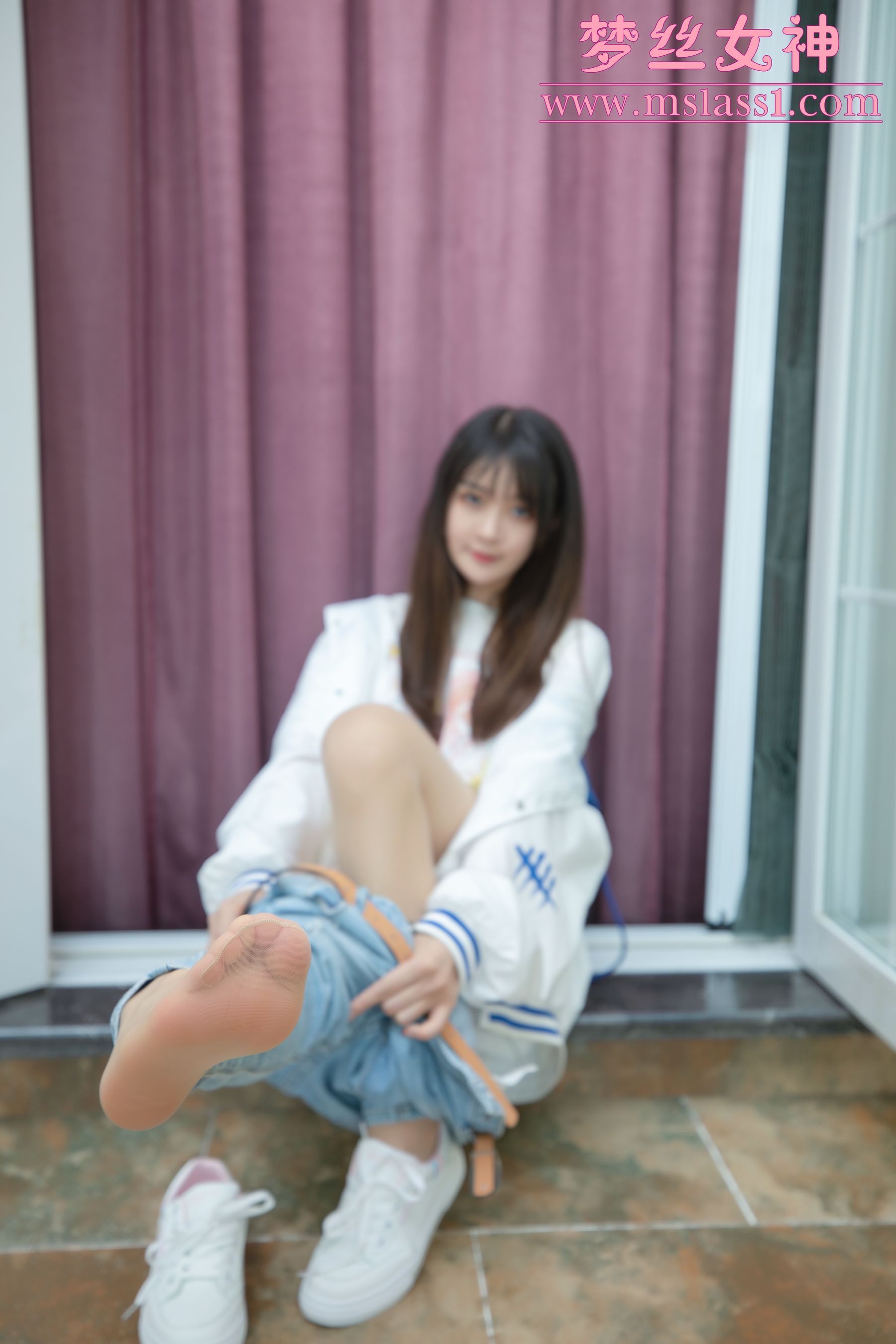 [梦丝女神MSLASS]  郭襄 牛仔裤的超美
