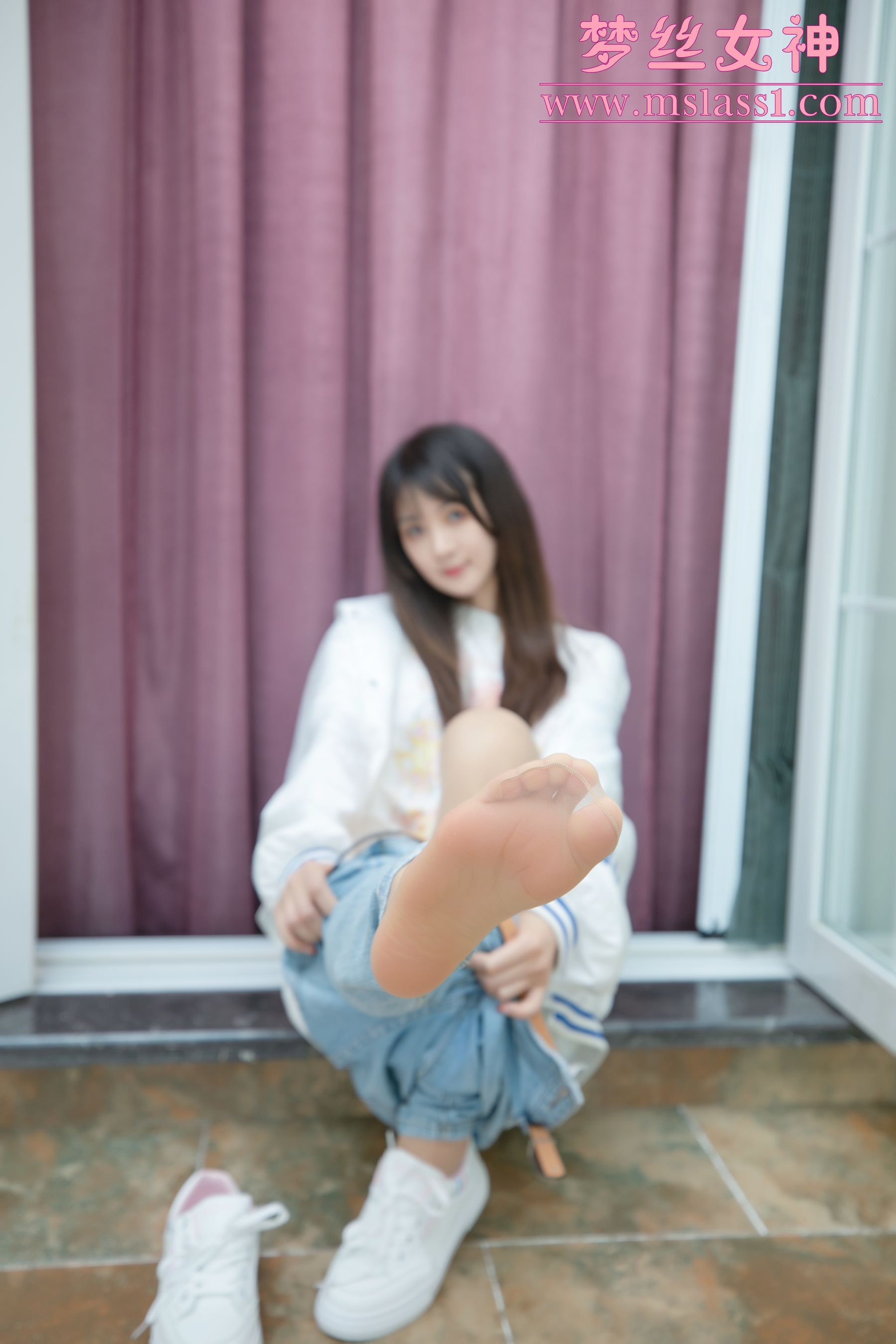 [梦丝女神MSLASS]  郭襄 牛仔裤的超美