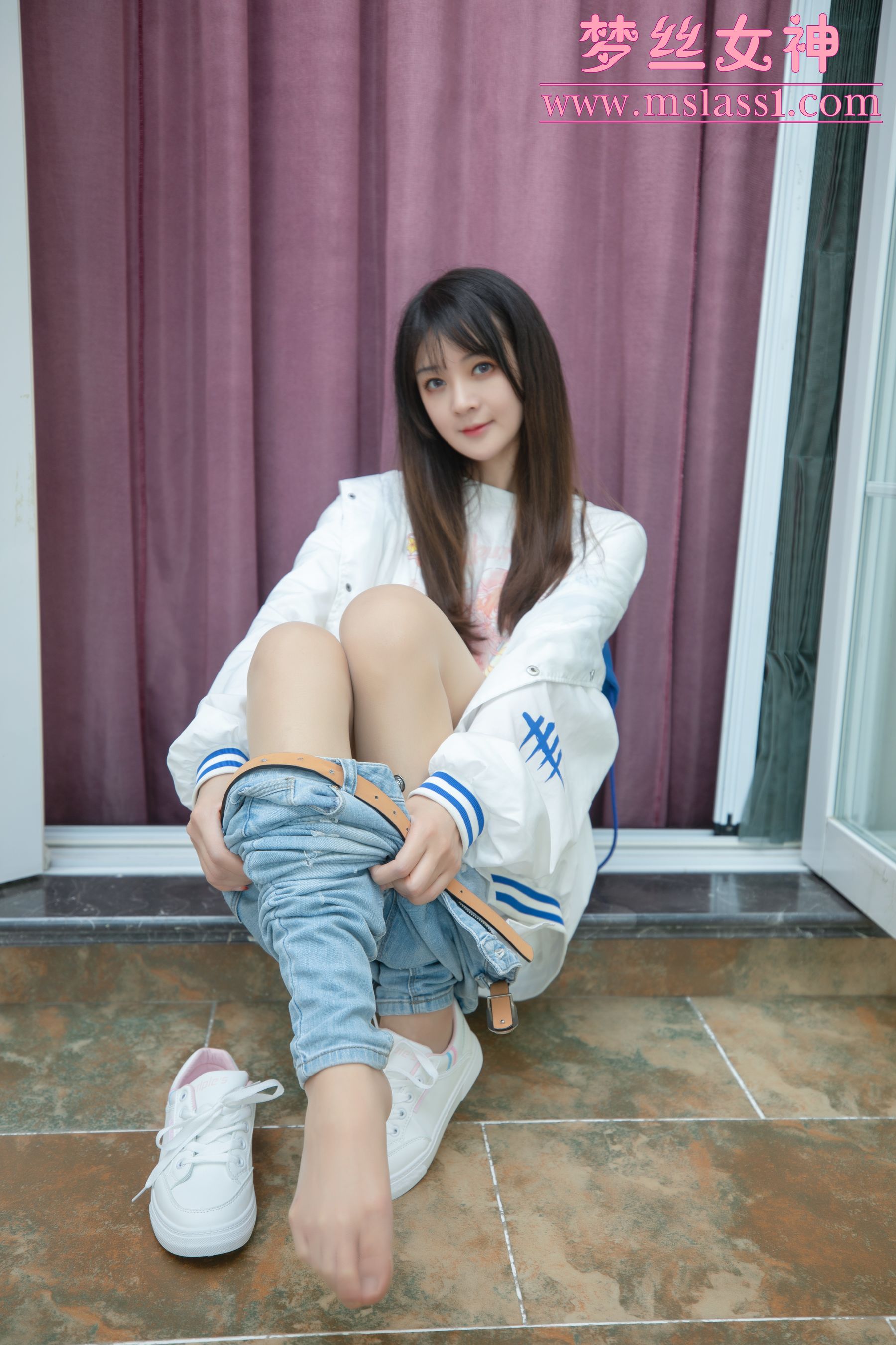 [梦丝女神MSLASS]  郭襄 牛仔裤的超美