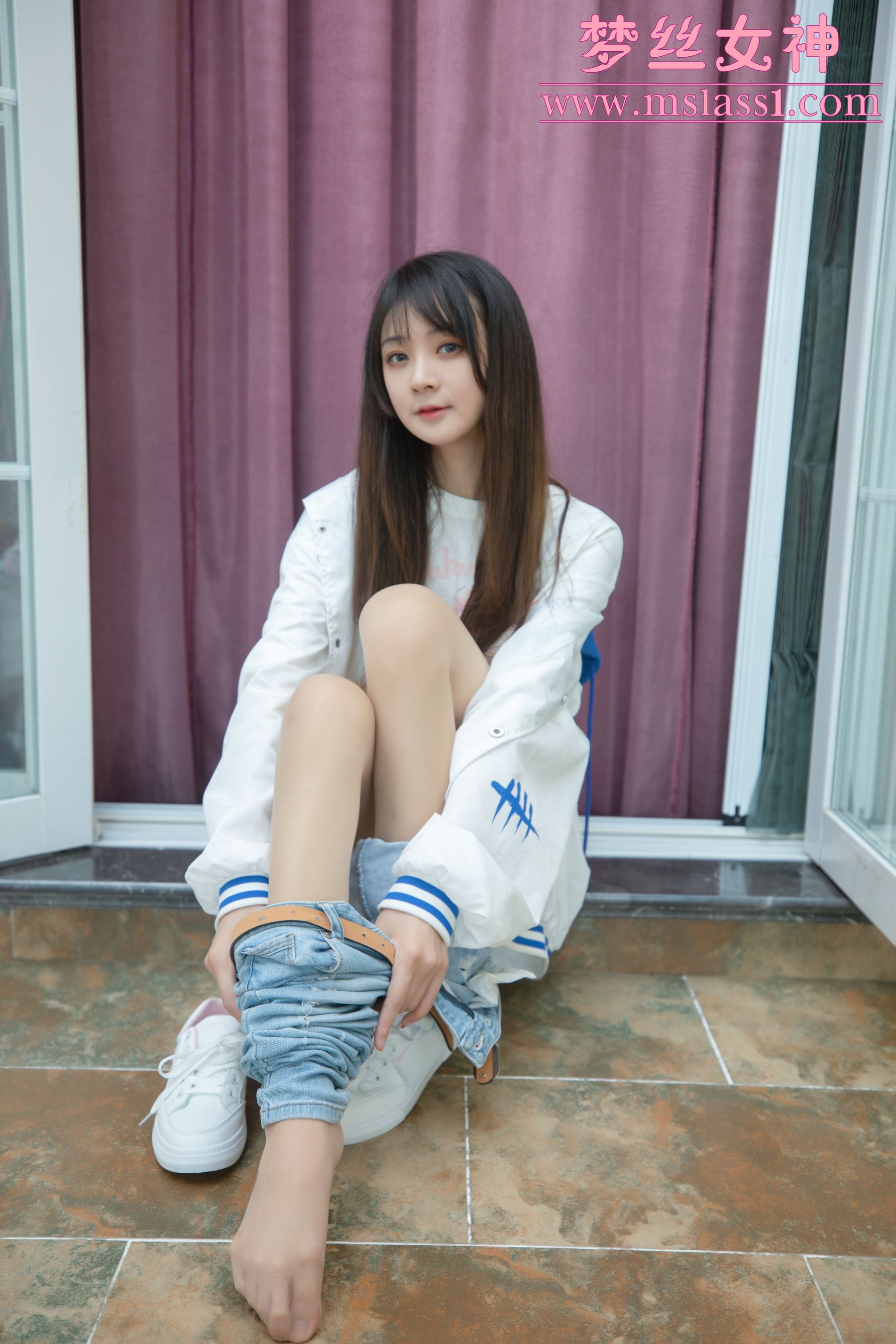 [梦丝女神MSLASS]  郭襄 牛仔裤的超美
