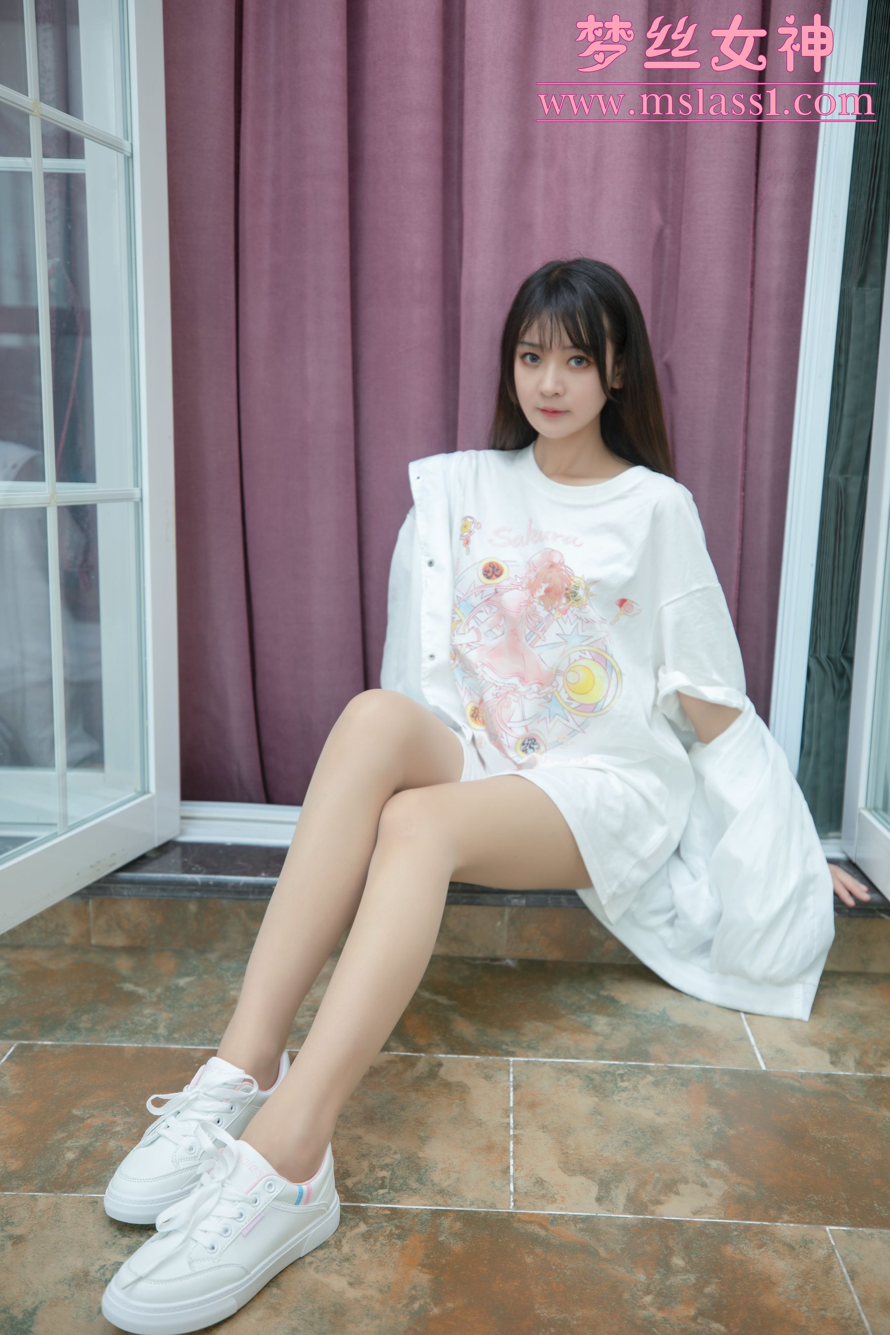 [梦丝女神MSLASS]  郭襄 牛仔裤的超美