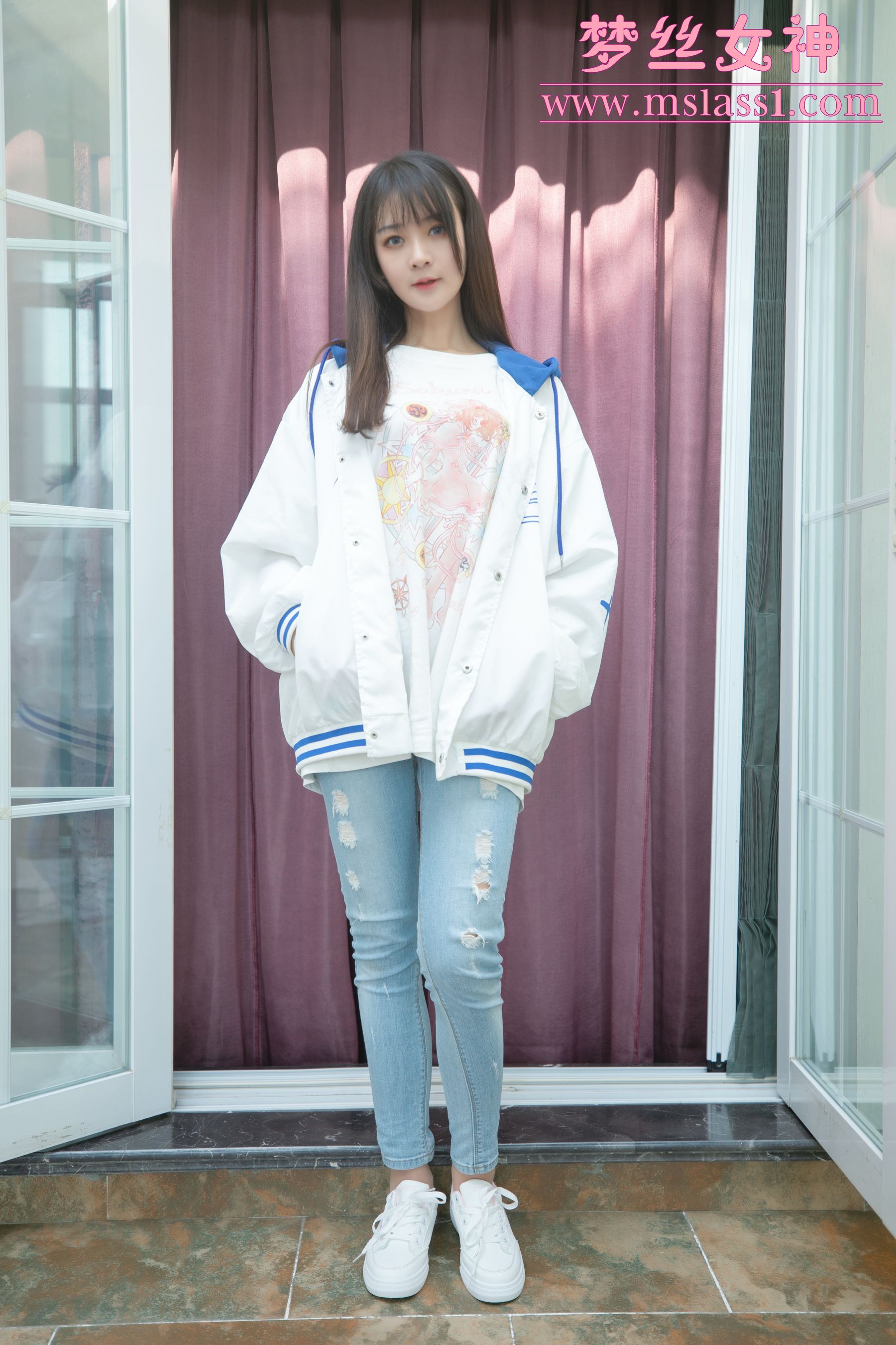 [梦丝女神MSLASS]  郭襄 牛仔裤的超美