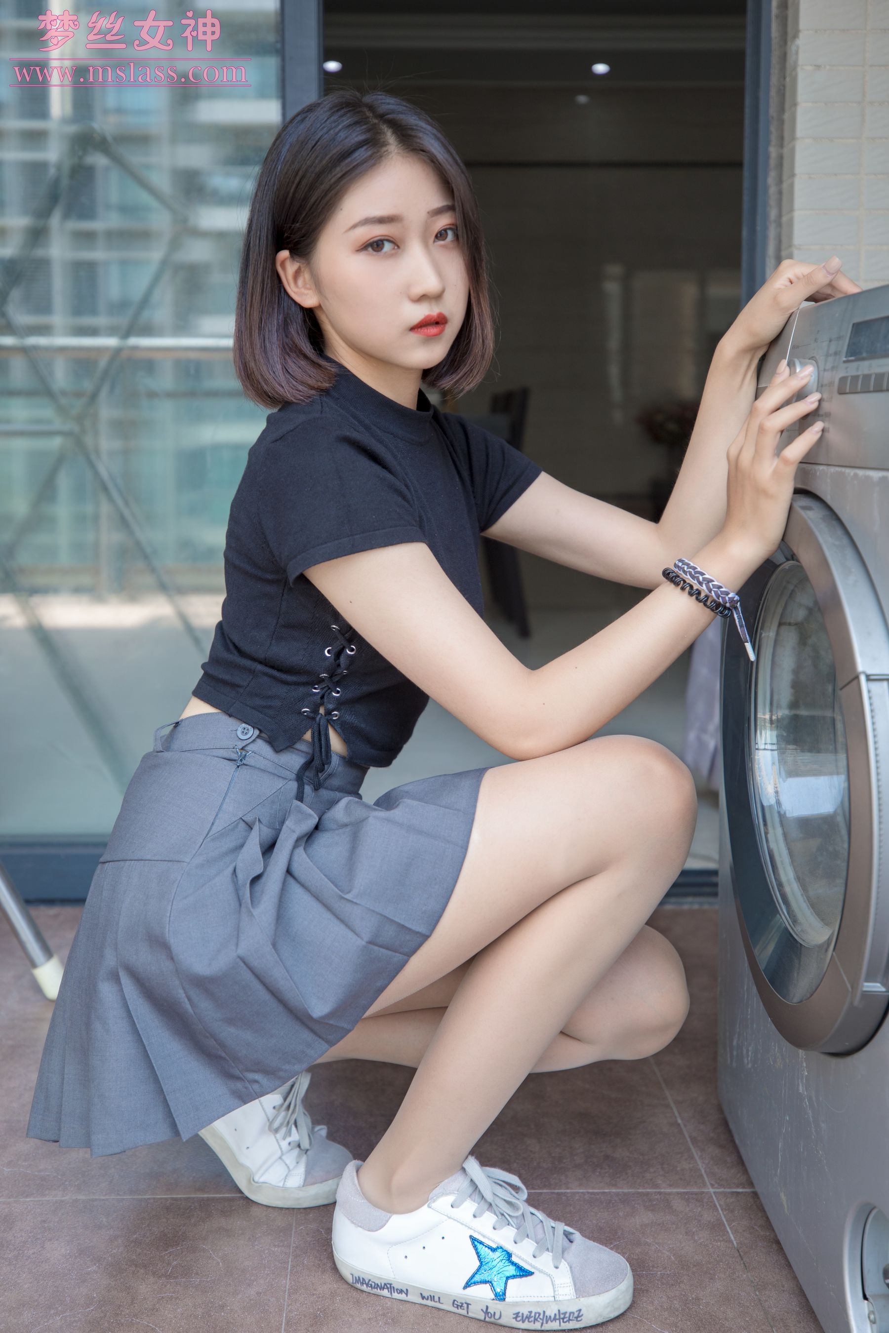 [梦丝女神MSLASS]  阿依古丽 来自新疆的月亮花