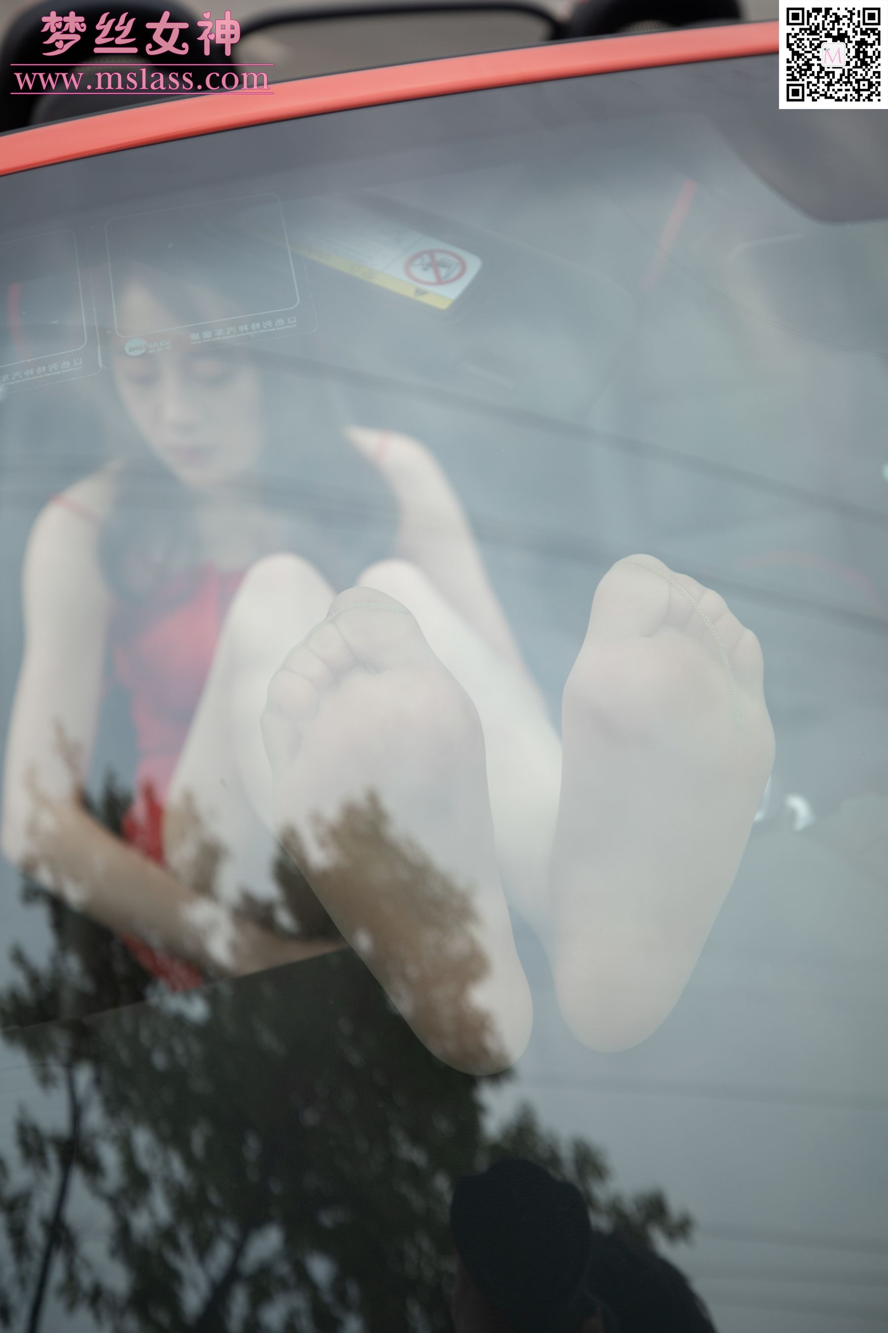 [梦丝女神MSLASS]  陈颖儿 车模女神