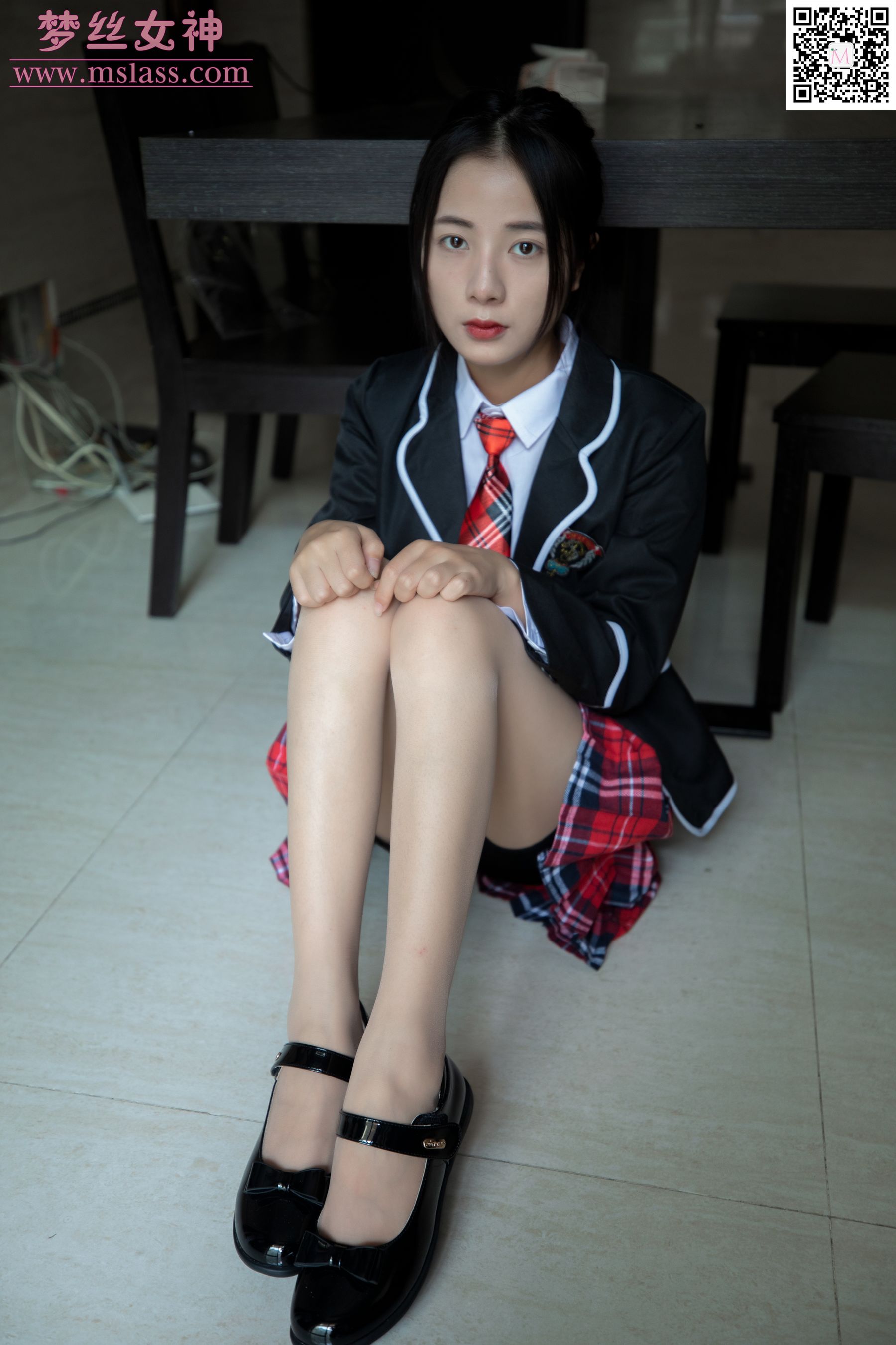 [梦丝女神MSLASS]  雪馨 JK的室内