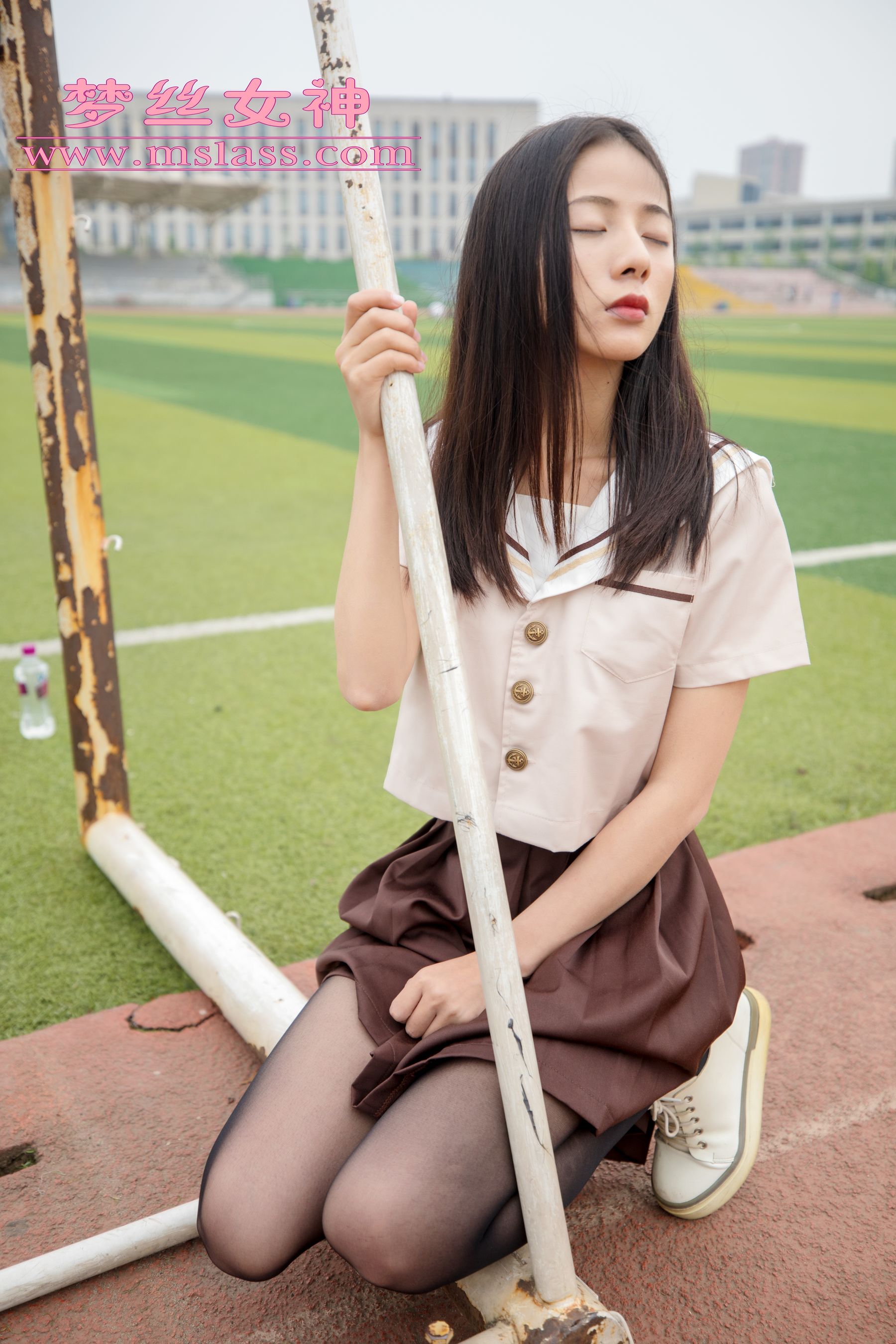 [梦丝女神MSLASS]  雪馨 学院的JK黑丝袜