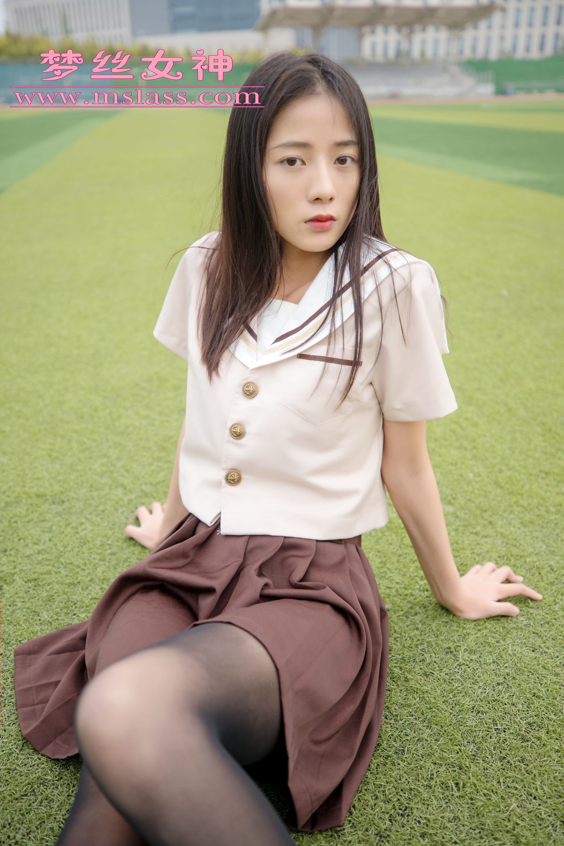 [梦丝女神MSLASS]  雪馨 学院的JK黑丝袜
