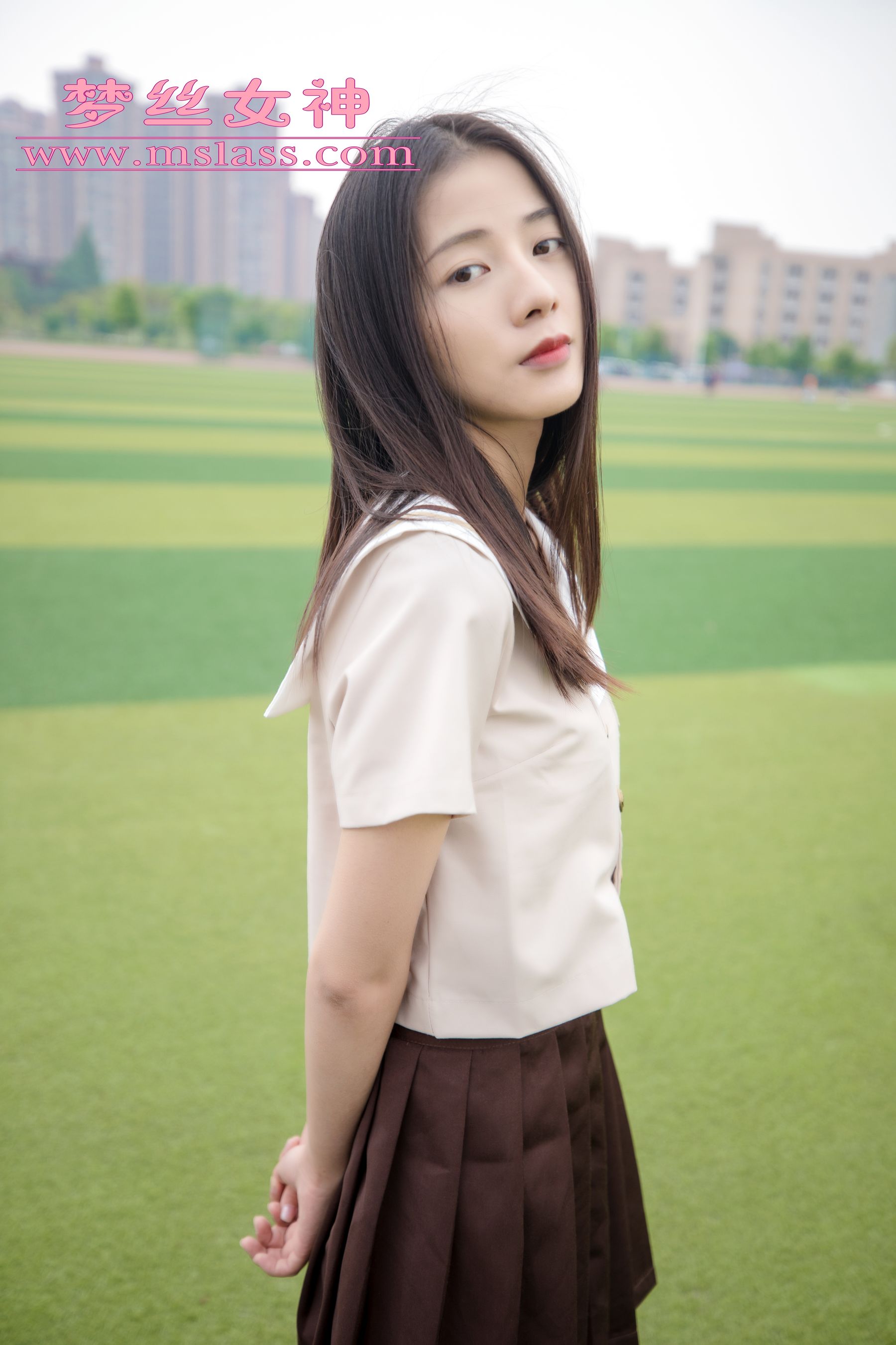 [梦丝女神MSLASS]  雪馨 学院的JK黑丝袜