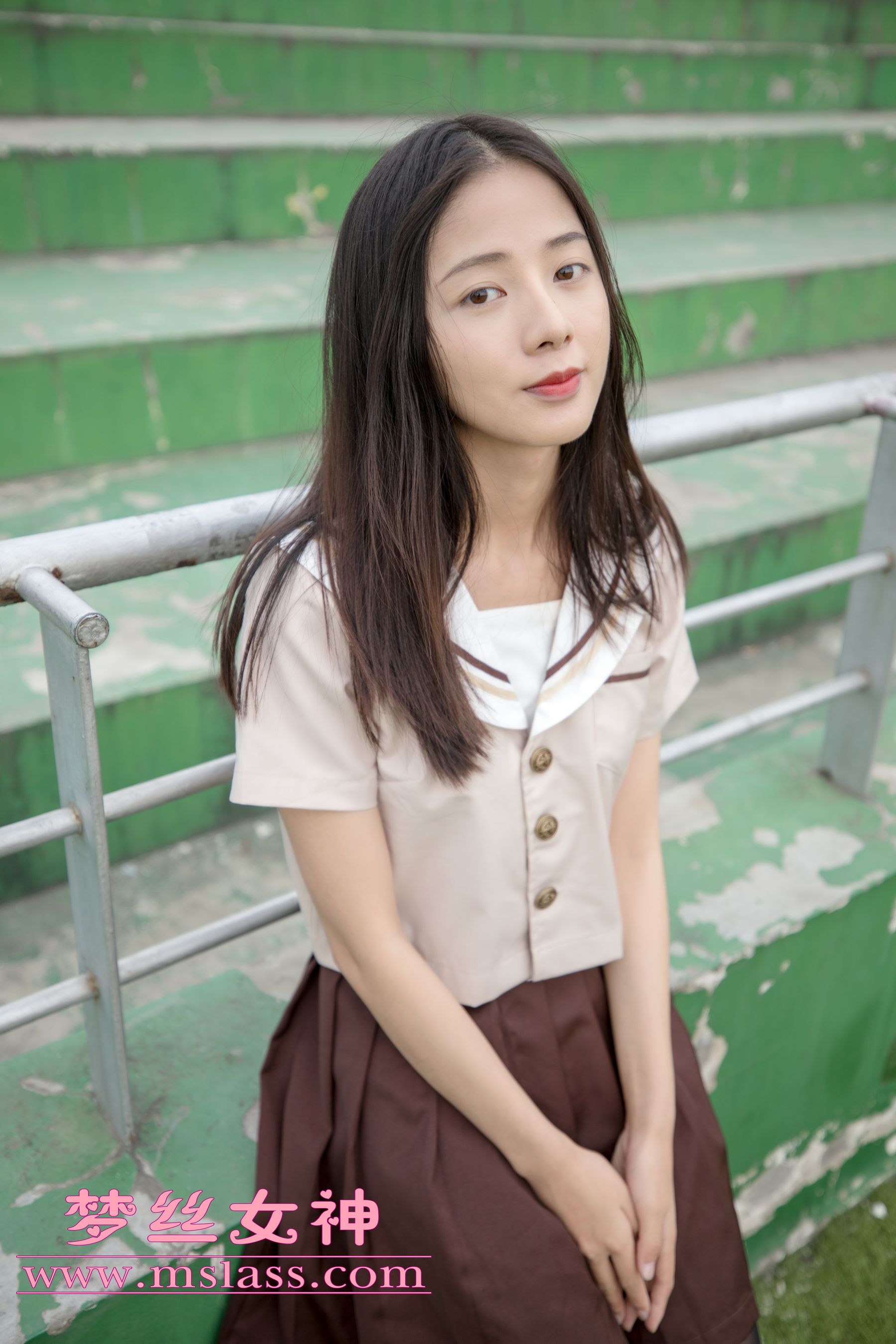 [梦丝女神MSLASS]  雪馨 学院的JK黑丝袜