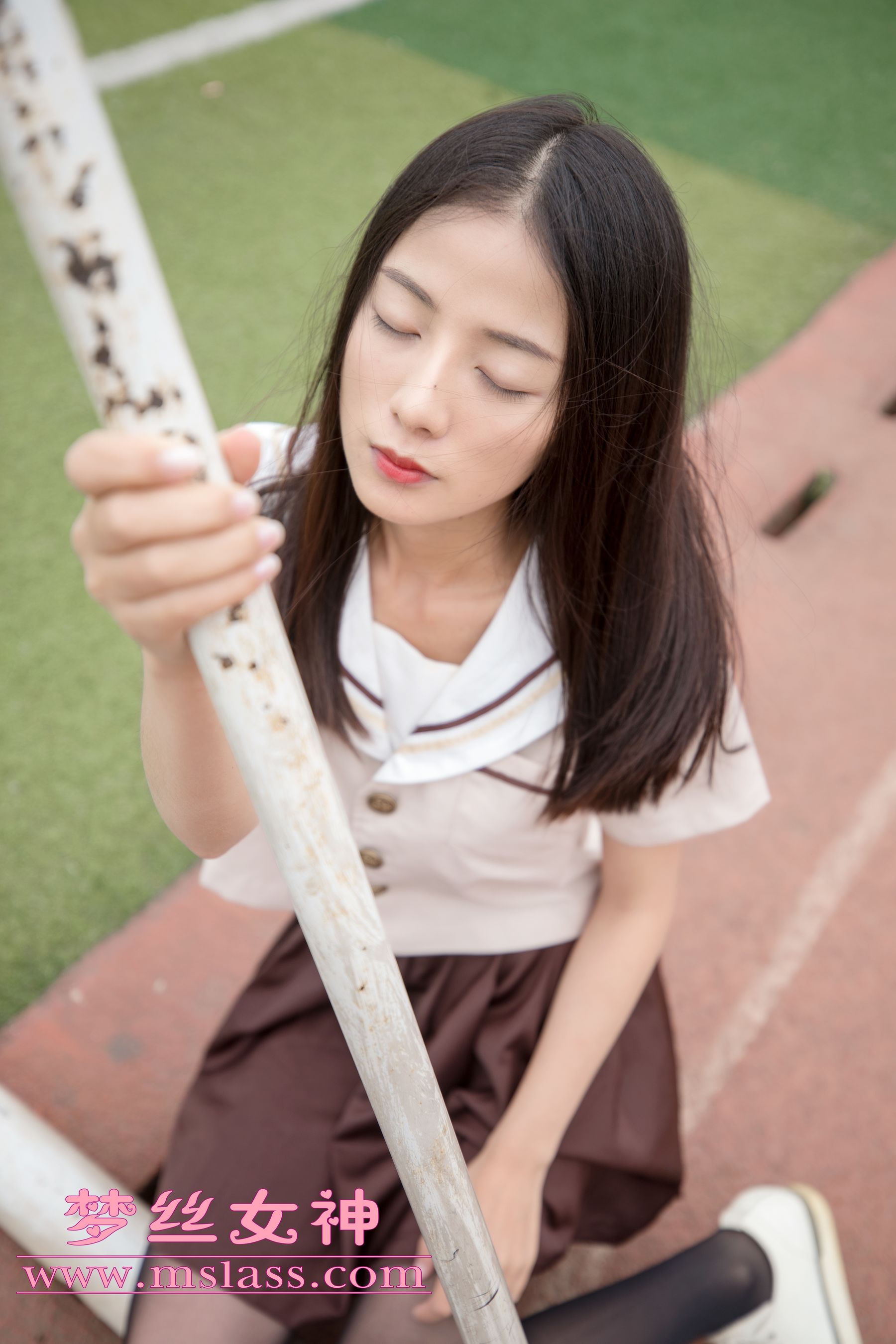 [梦丝女神MSLASS]  雪馨 学院的JK黑丝袜