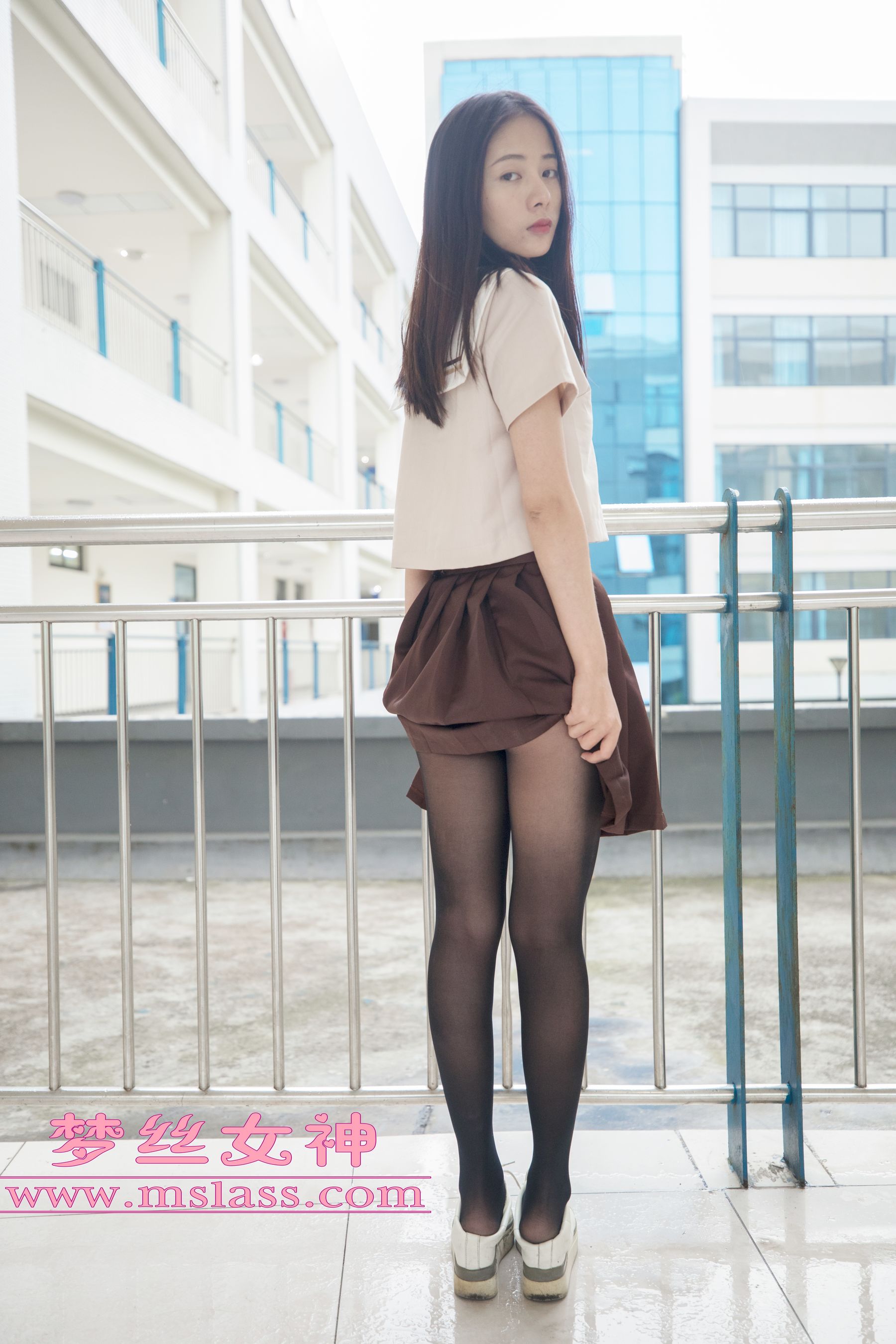 [梦丝女神MSLASS]  雪馨 课后时光（黑)