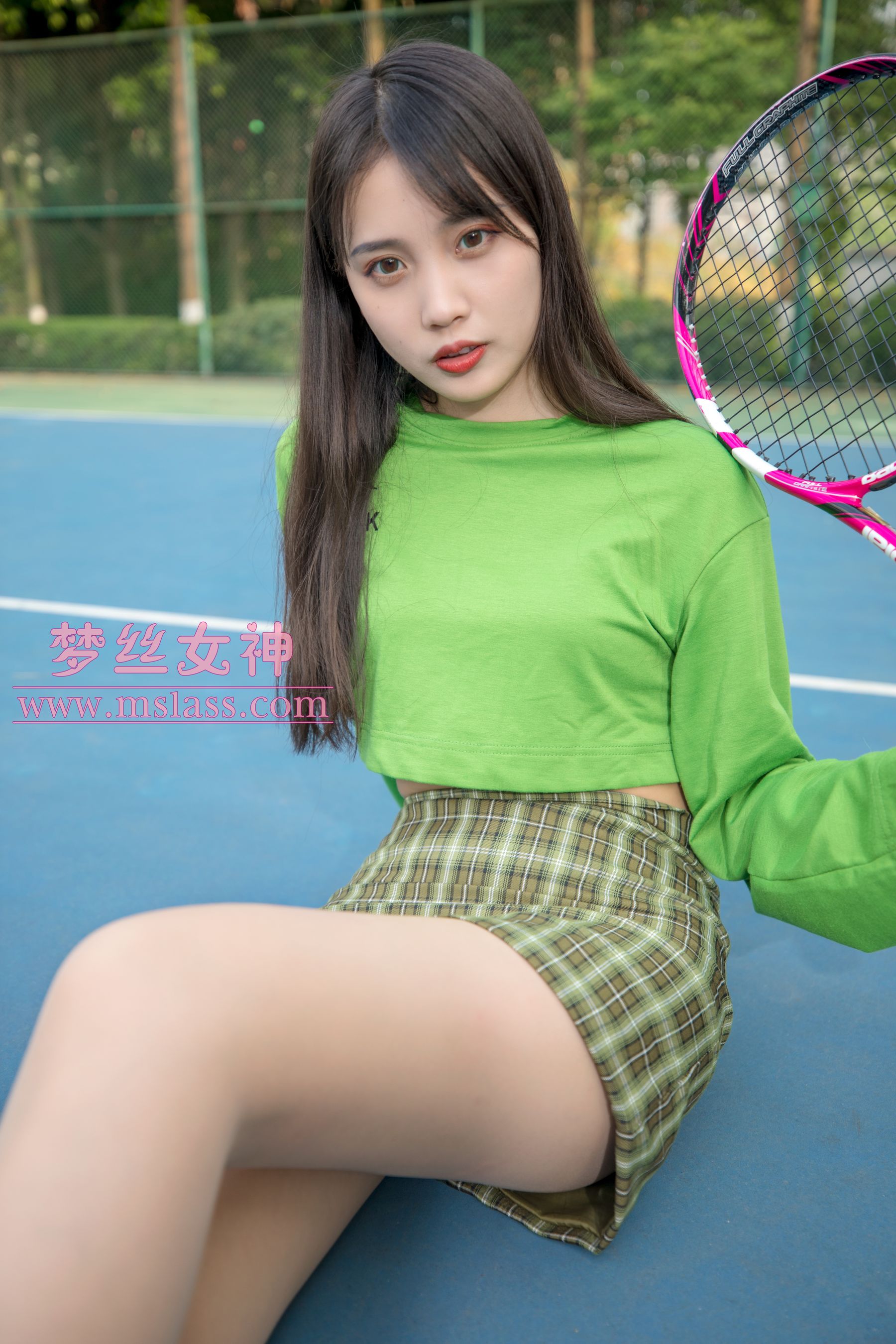 [梦丝女神MSLASS]  香萱 网球少女