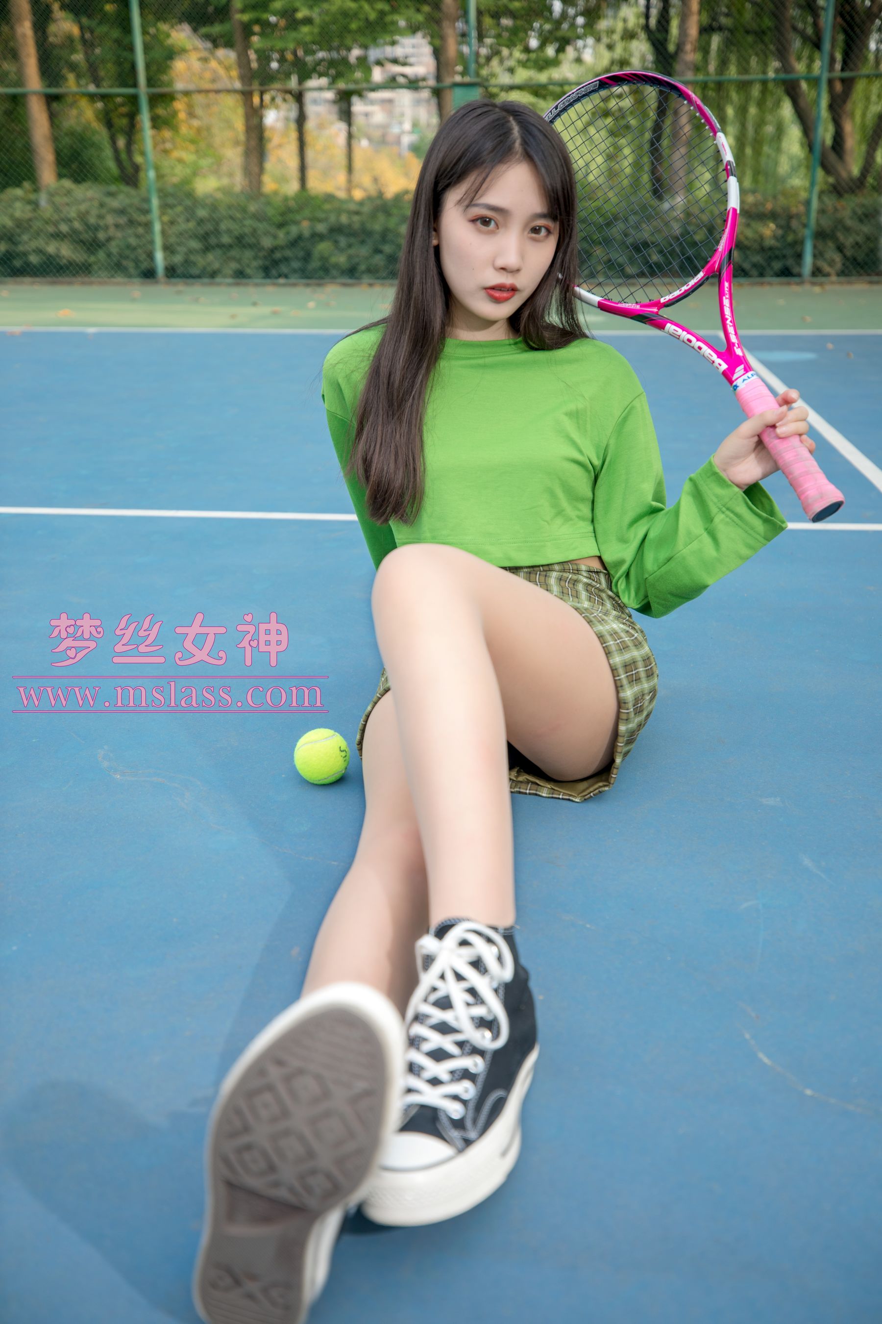 [梦丝女神MSLASS]  香萱 网球少女