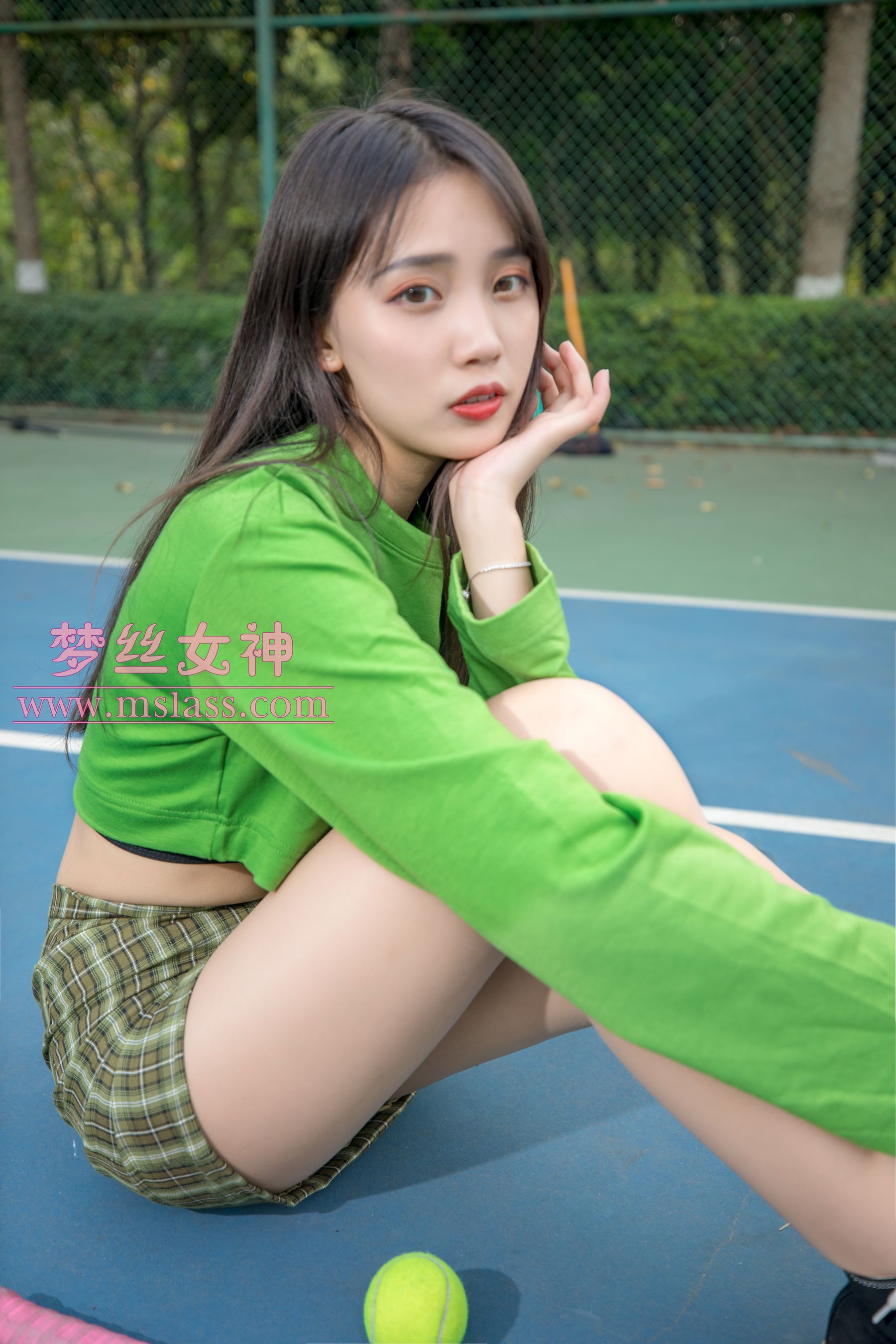 [梦丝女神MSLASS]  香萱 网球少女