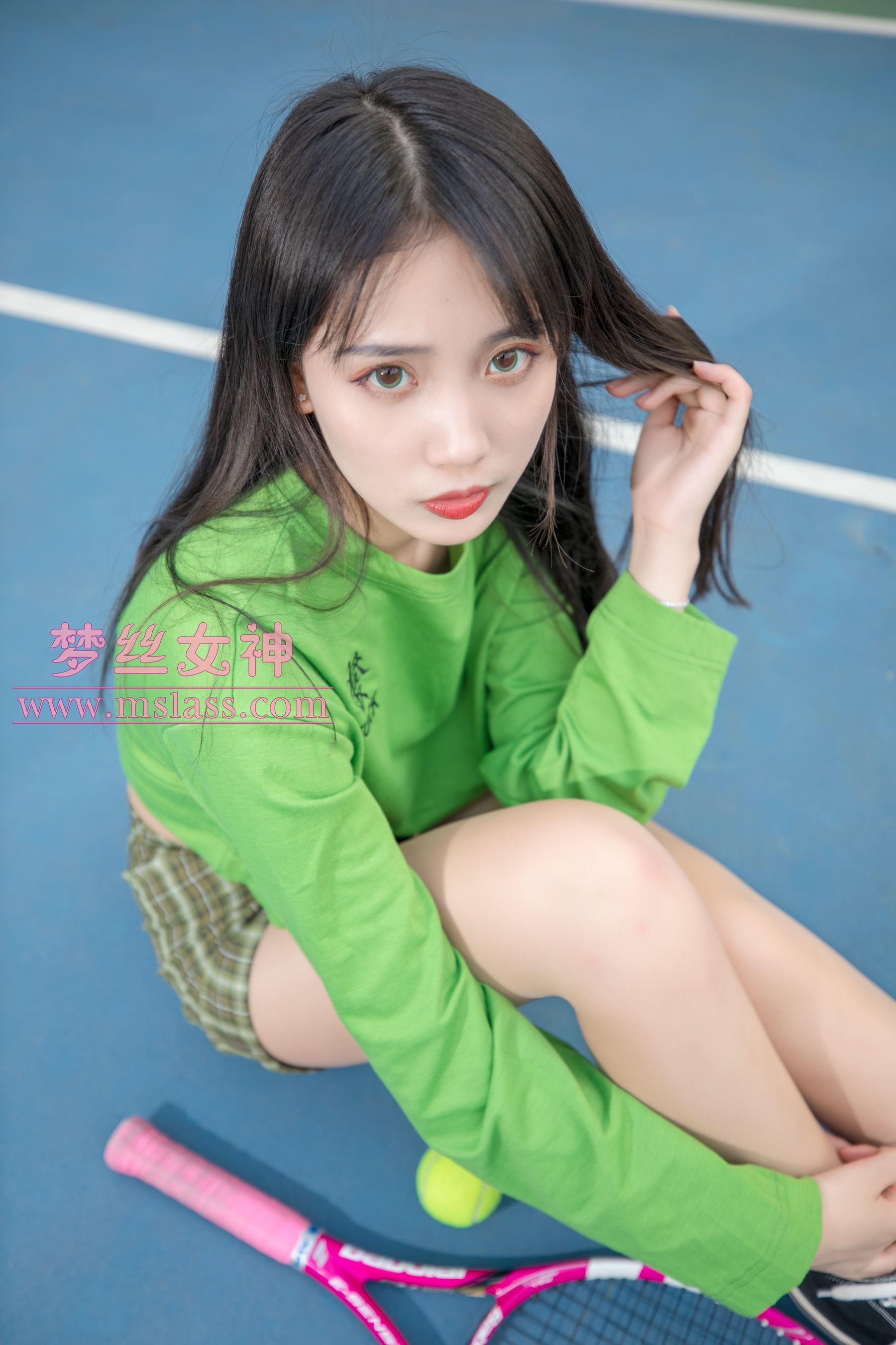 [梦丝女神MSLASS]  香萱 网球少女