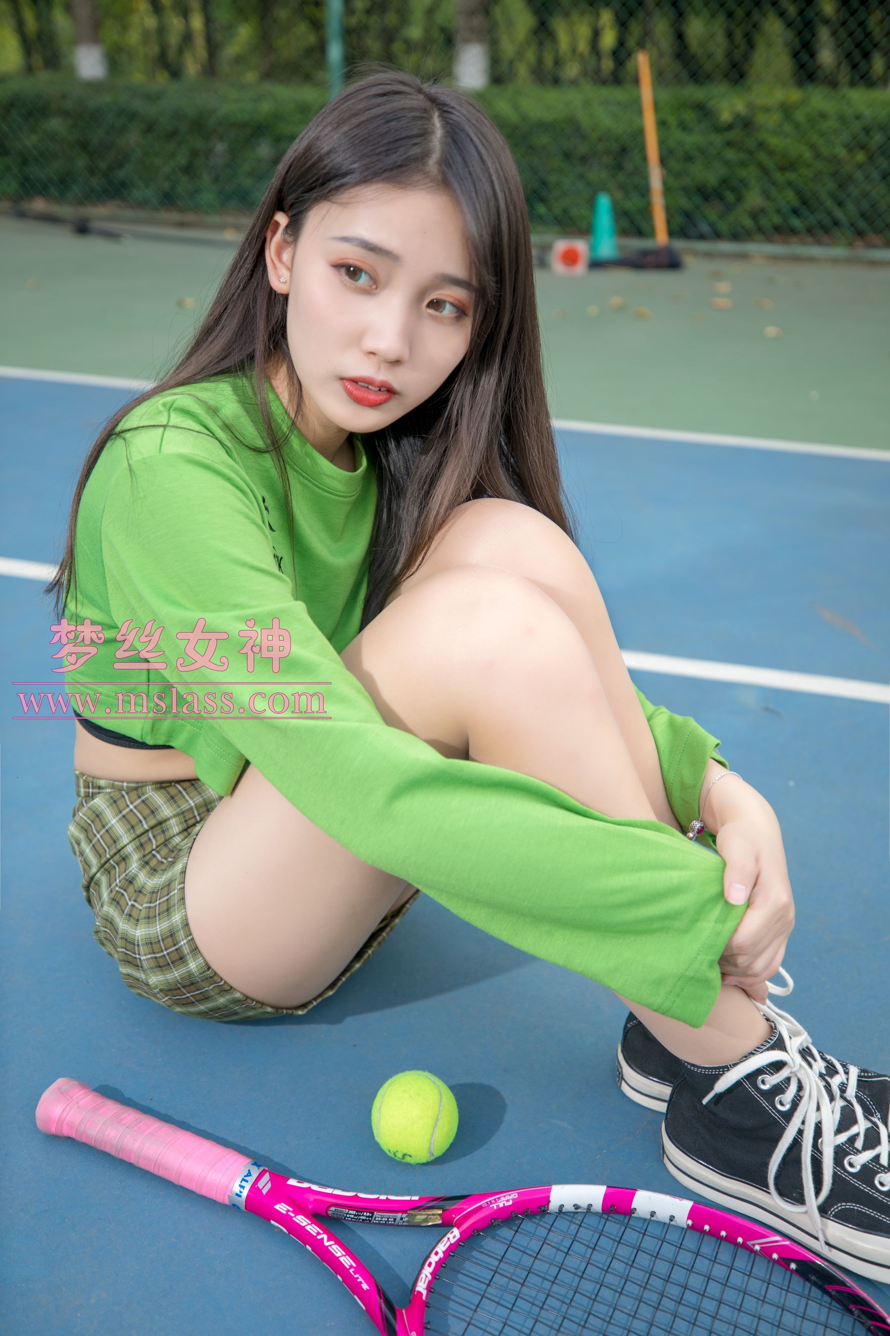 [梦丝女神MSLASS]  香萱 网球少女