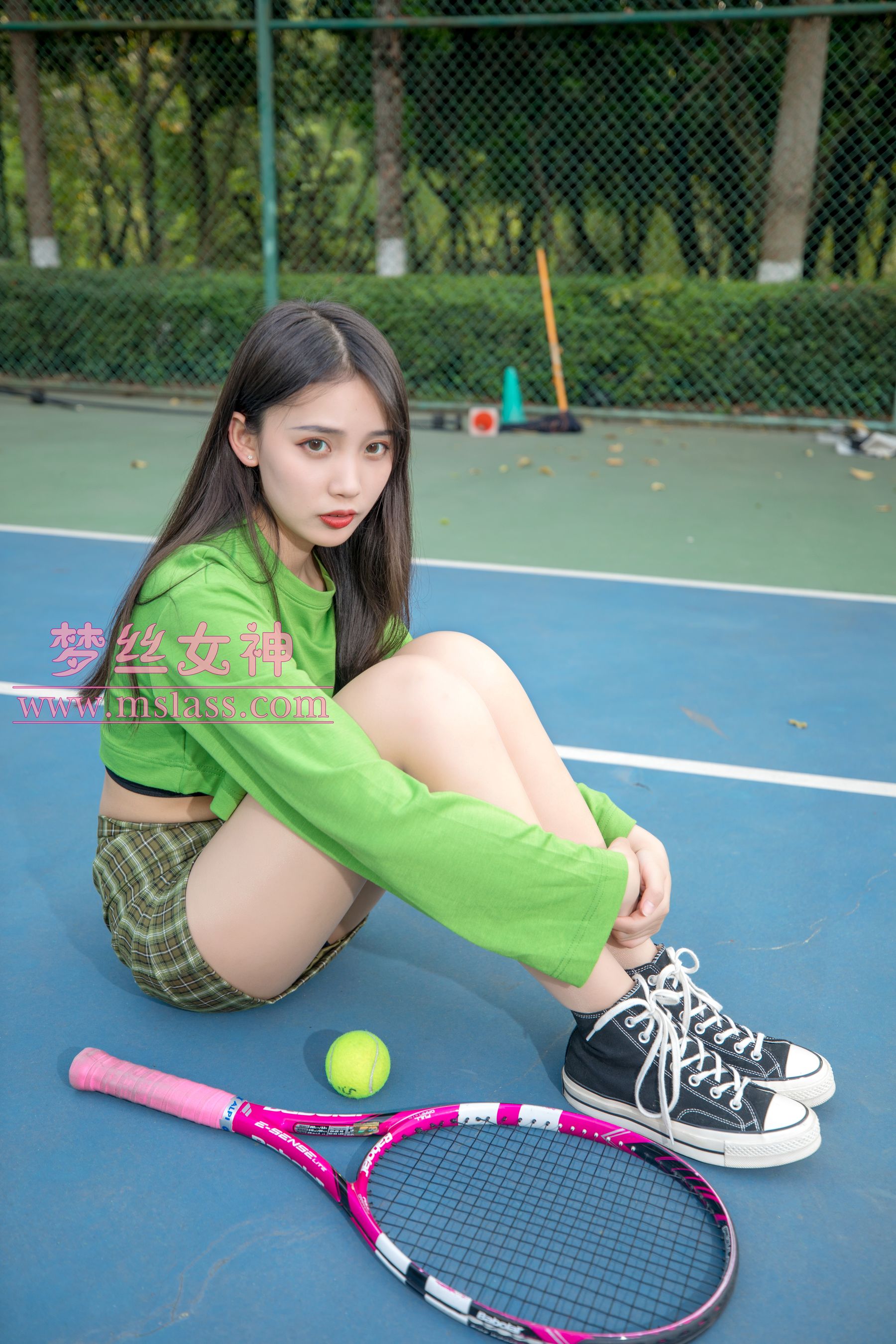 [梦丝女神MSLASS]  香萱 网球少女