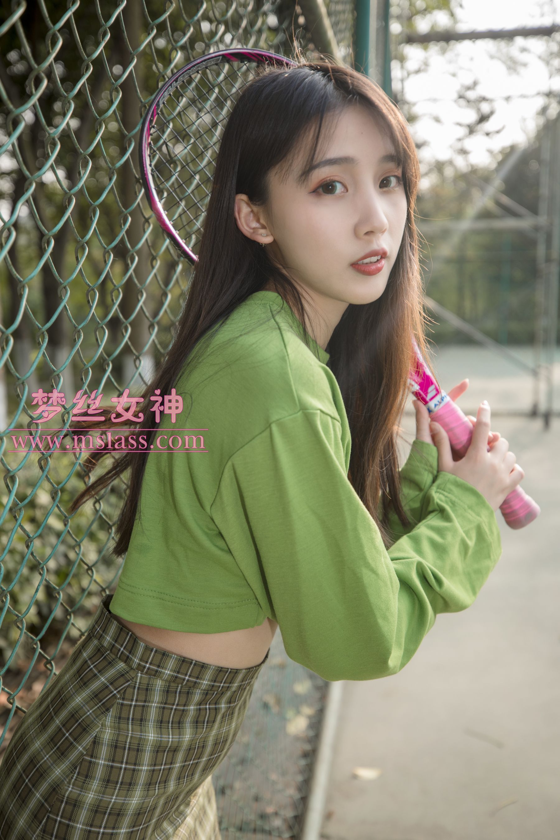 [梦丝女神MSLASS]  香萱 网球少女