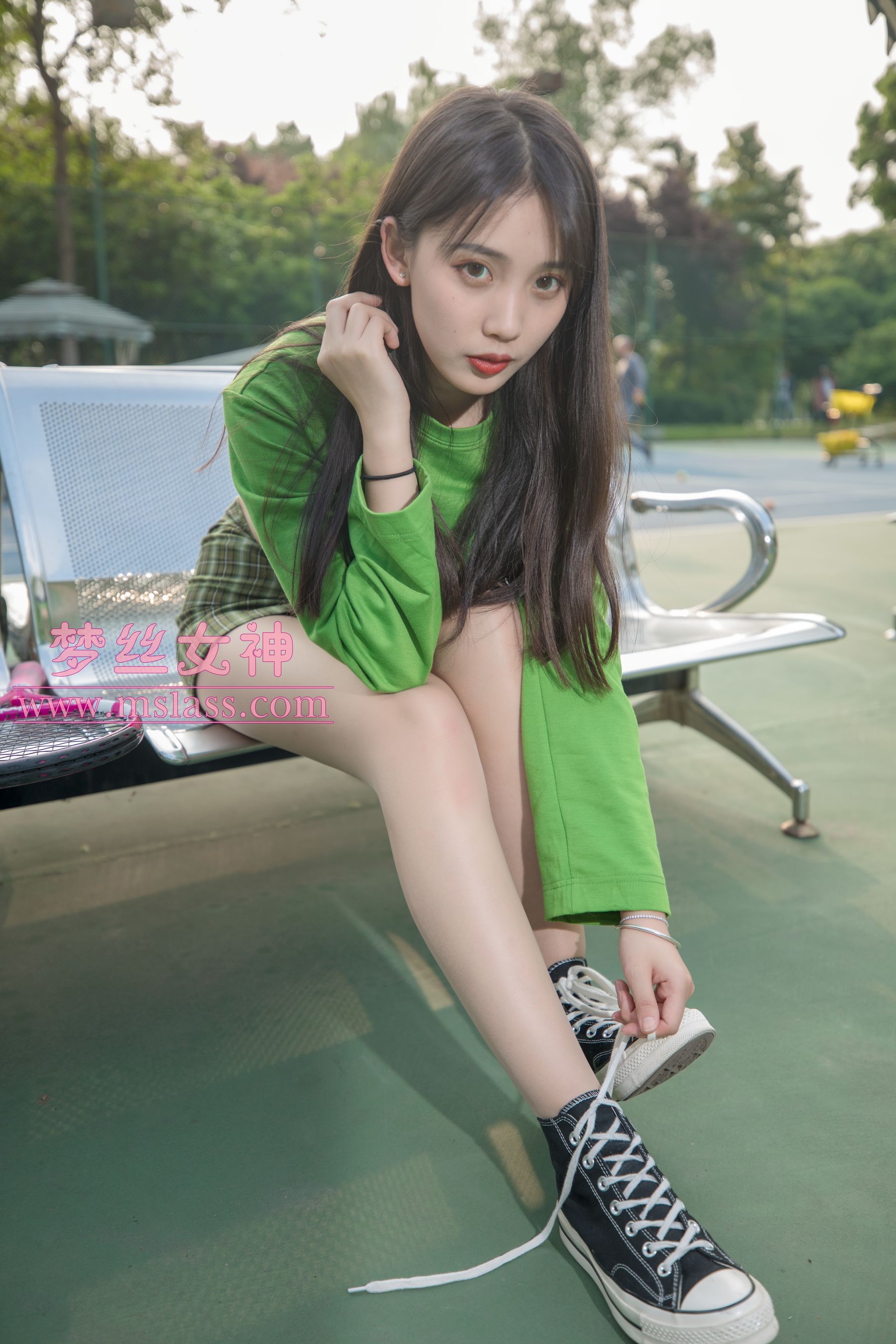 [梦丝女神MSLASS]  香萱 网球少女