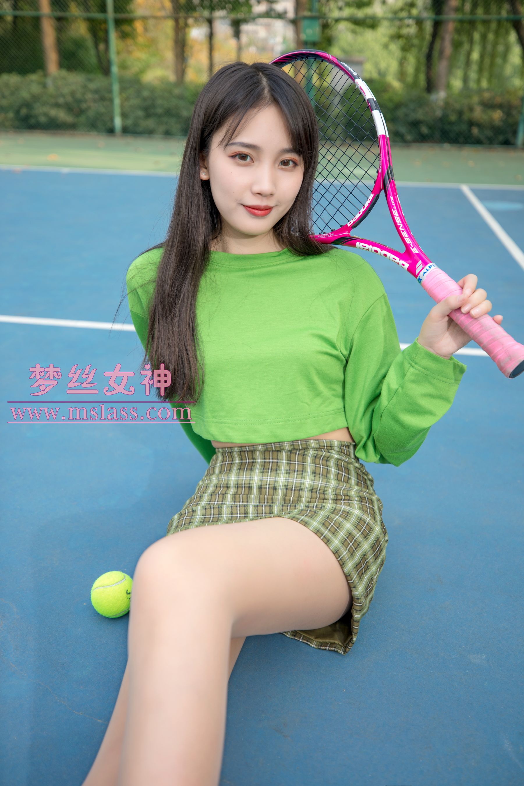 [梦丝女神MSLASS]  香萱 网球少女