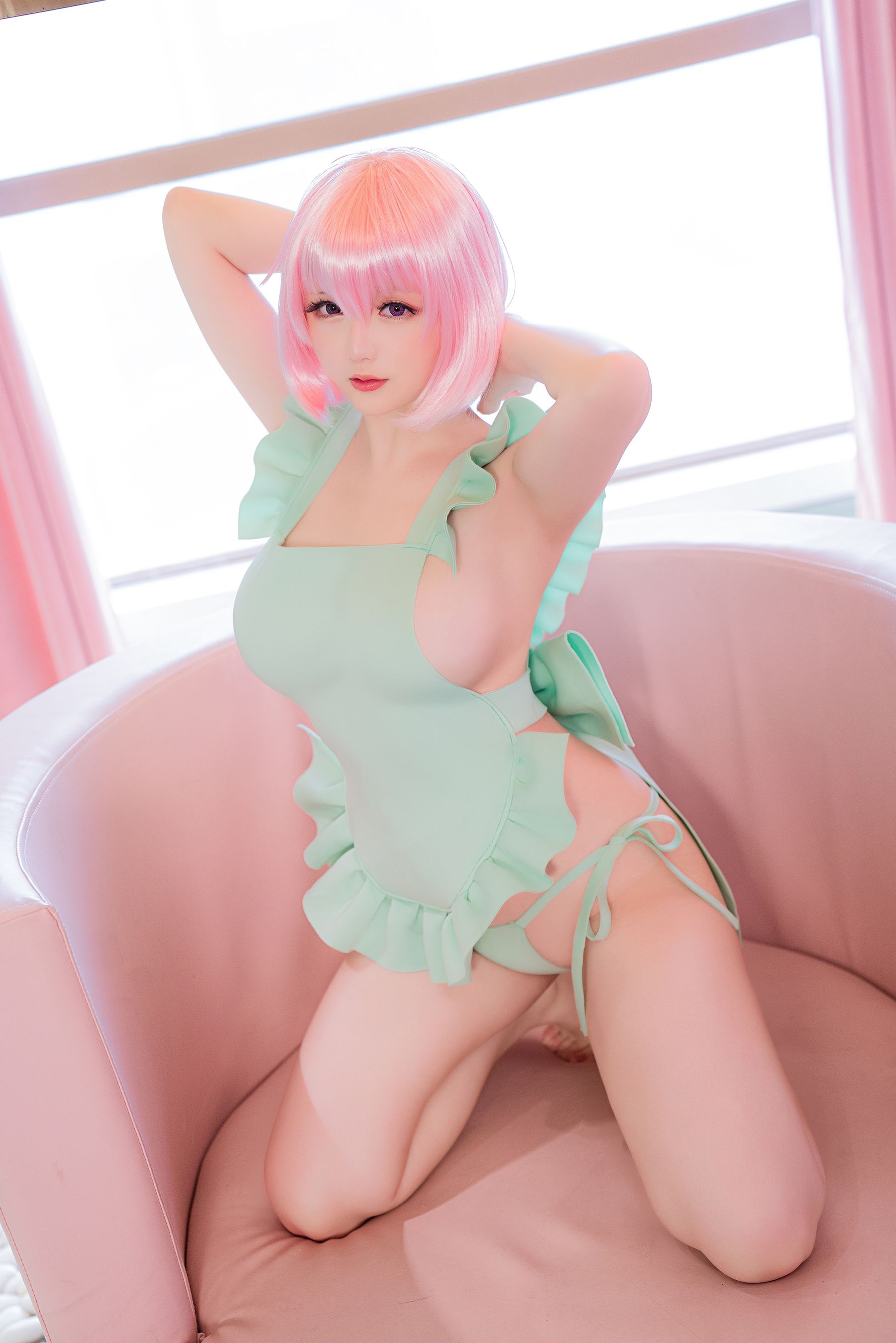 [福利COS] Coser小姐姐星之迟迟 - 情人节 梦梦套组