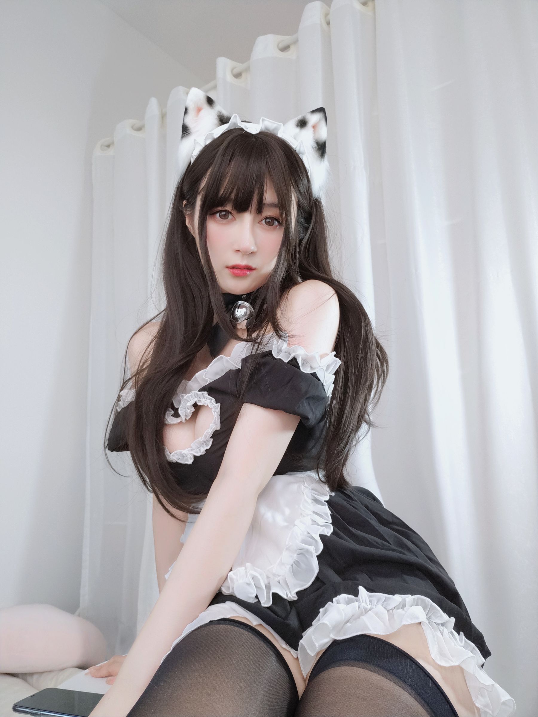 [福利COS] Coser小姐姐白银 - 珍珠内衣