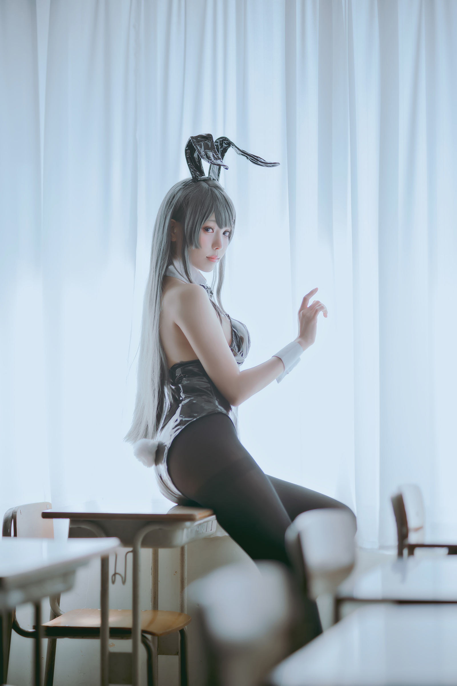 [福利COS] Ely_eee(ElyEE子) - 麻衣学姊