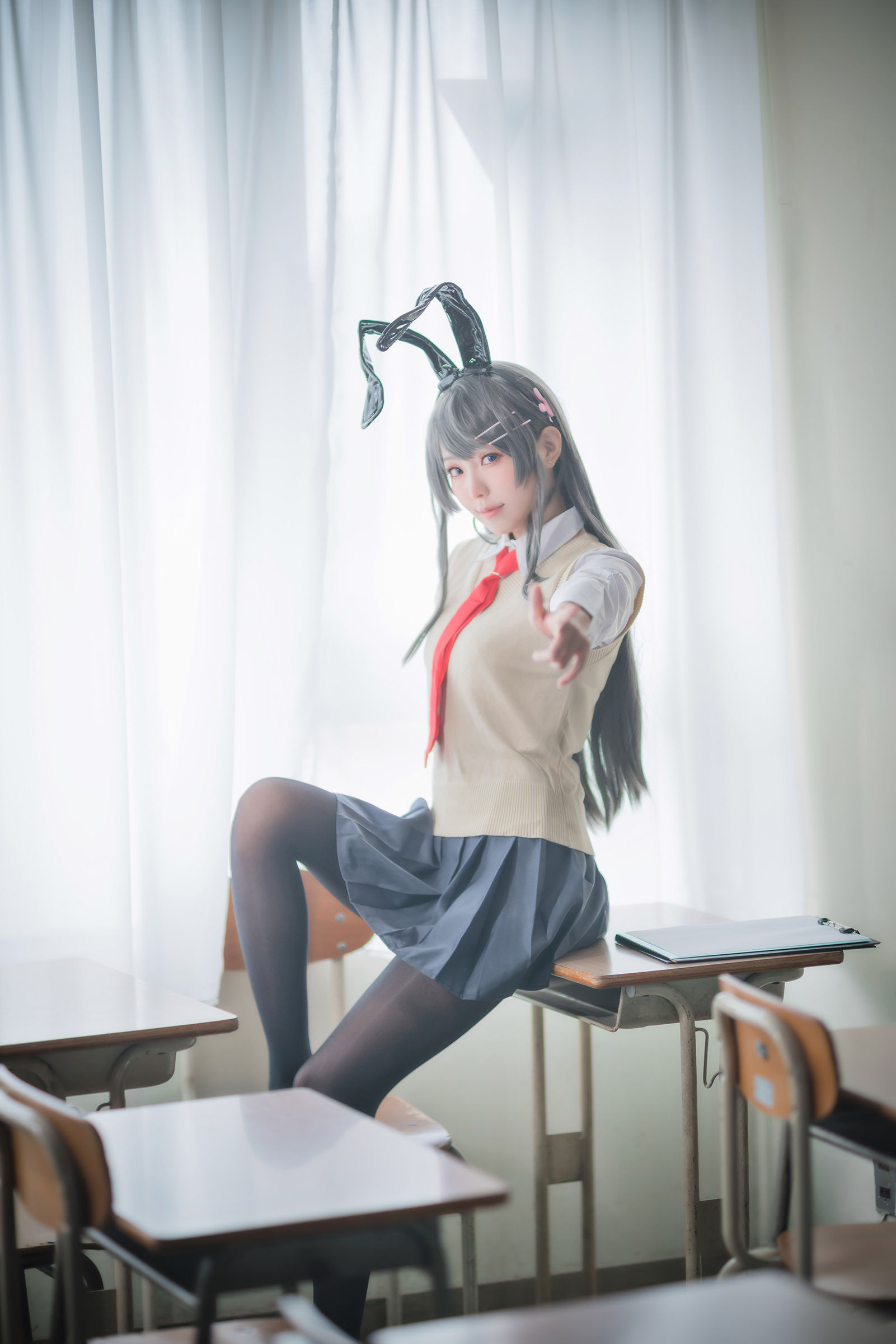 [福利COS] Ely_eee(ElyEE子) - 麻衣学姊
