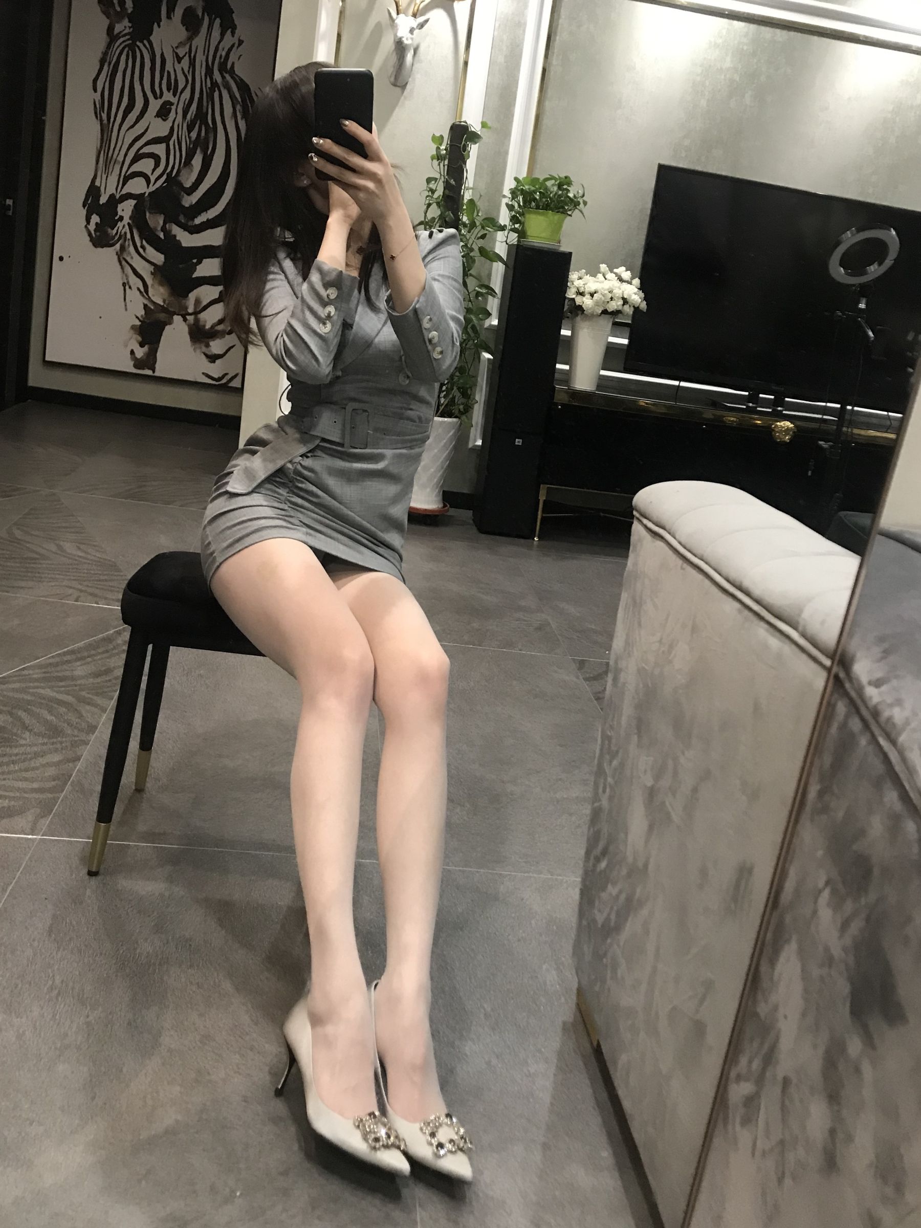 [福利COS] 丝足博主麋鹿_Monroe 2020.04.20 红高黑丝