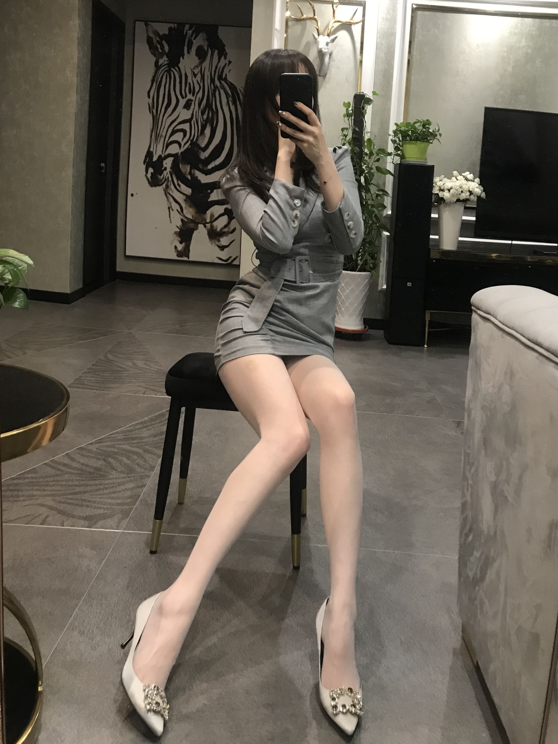 [福利COS] 丝足博主麋鹿_Monroe 2020.04.20 红高黑丝