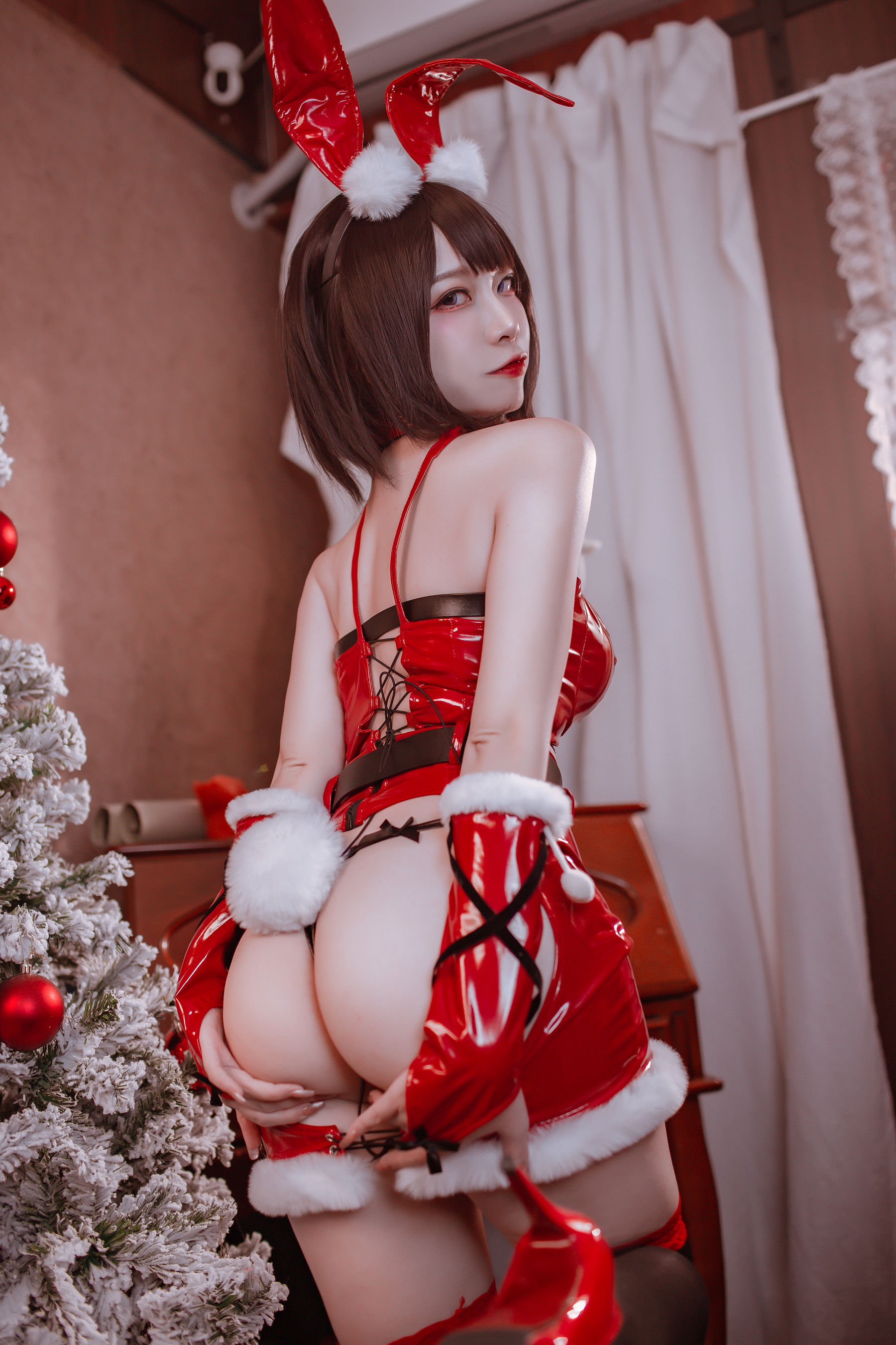 [福利COS] 人气Coser二佐Nisa - 圣诞佐佐