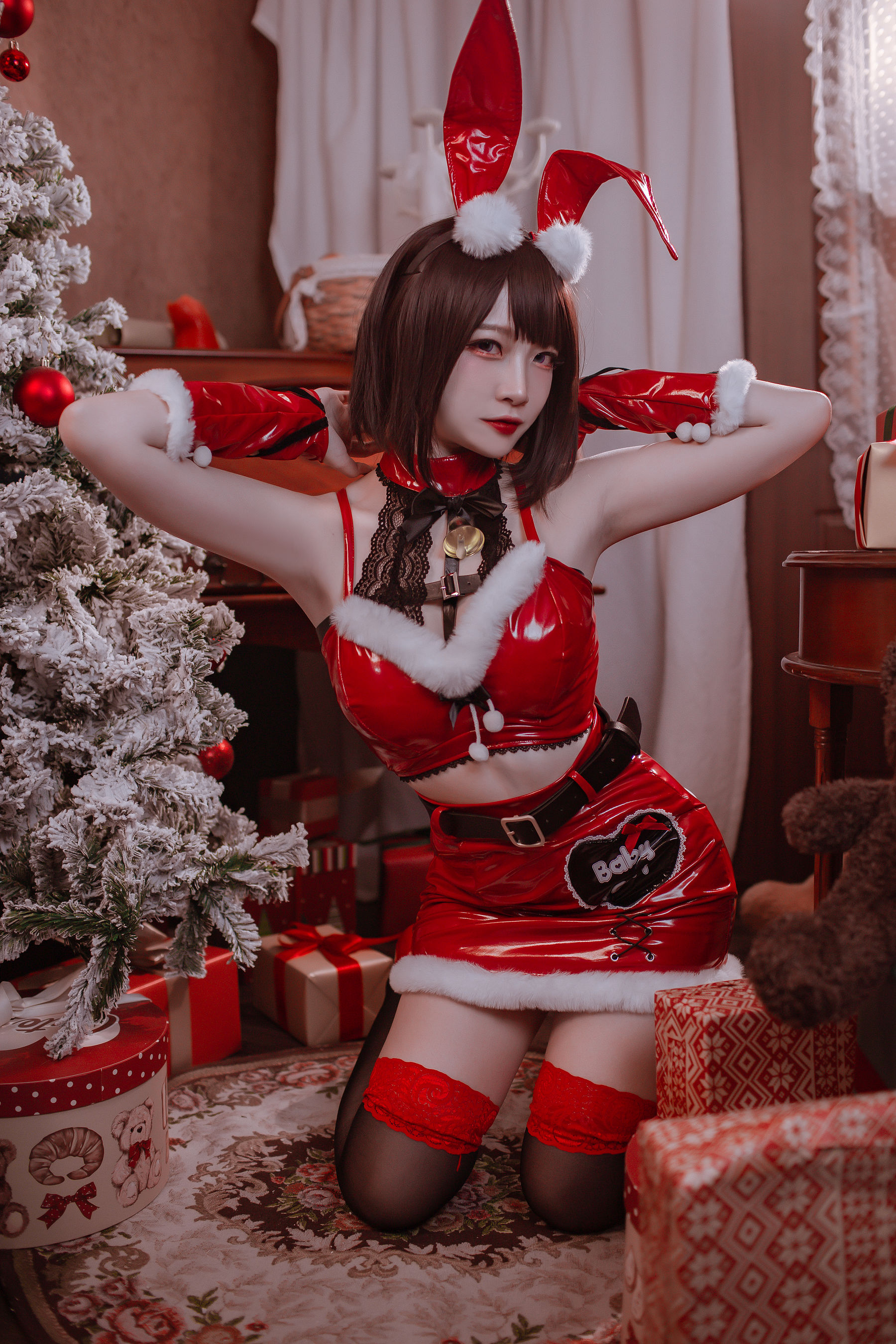 [福利COS] 人气Coser二佐Nisa - 圣诞佐佐