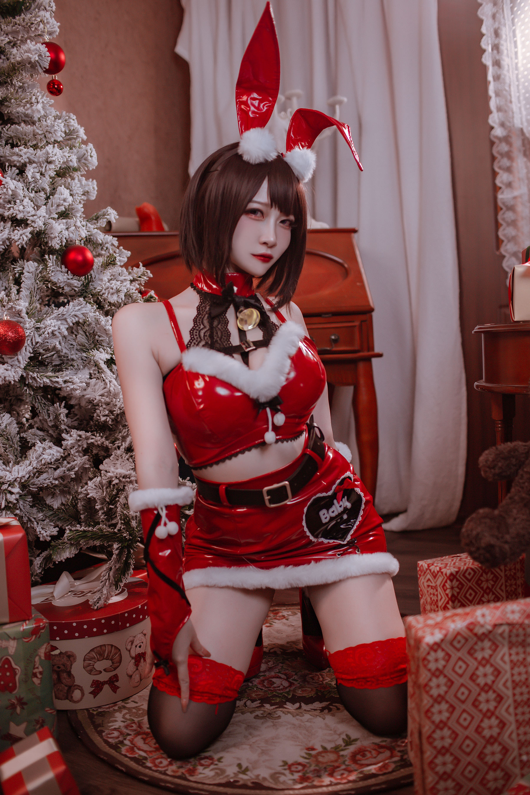 [福利COS] 人气Coser二佐Nisa - 圣诞佐佐
