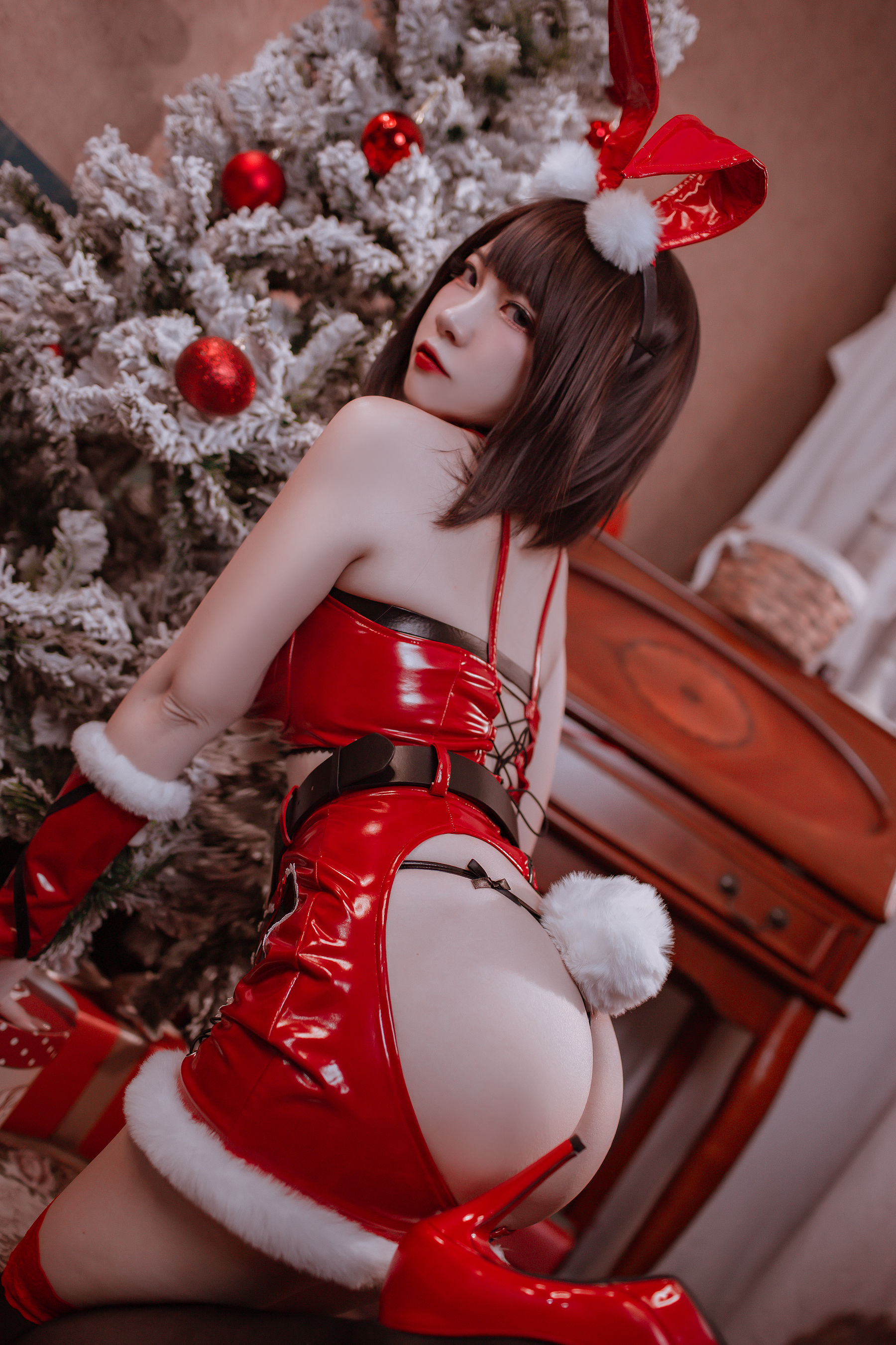 [福利COS] 人气Coser二佐Nisa - 圣诞佐佐