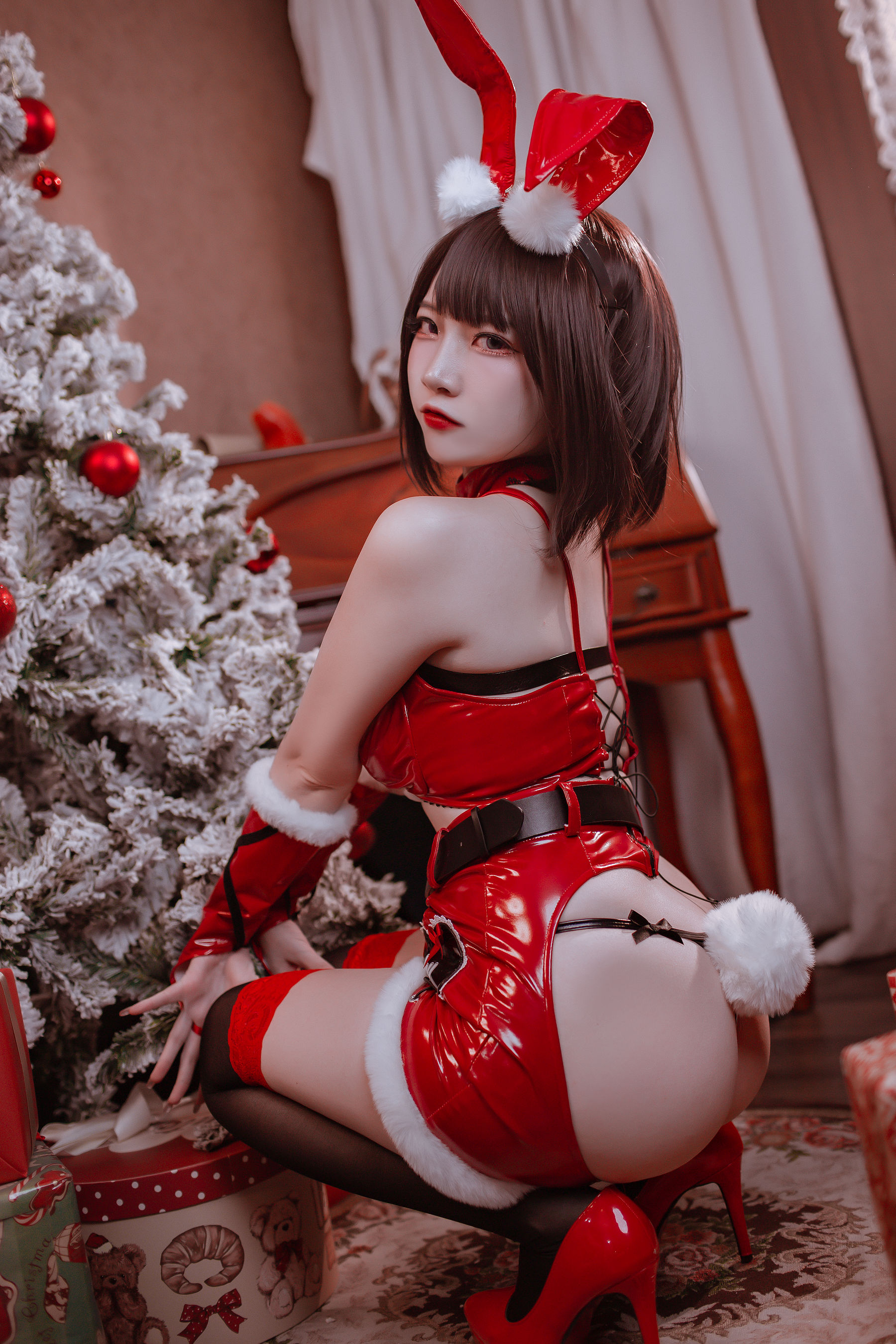[福利COS] 人气Coser二佐Nisa - 圣诞佐佐