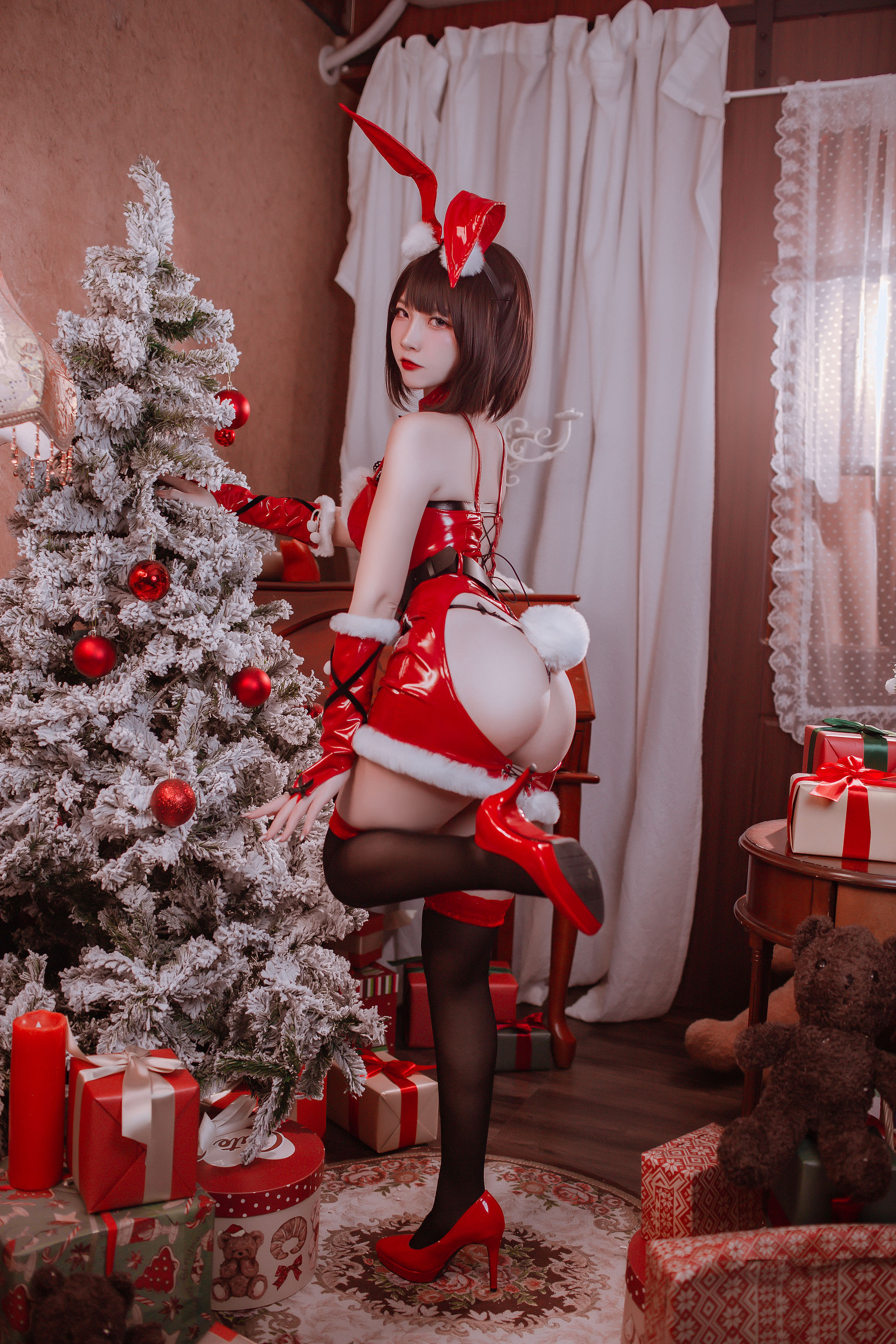 [福利COS] 人气Coser二佐Nisa - 圣诞佐佐