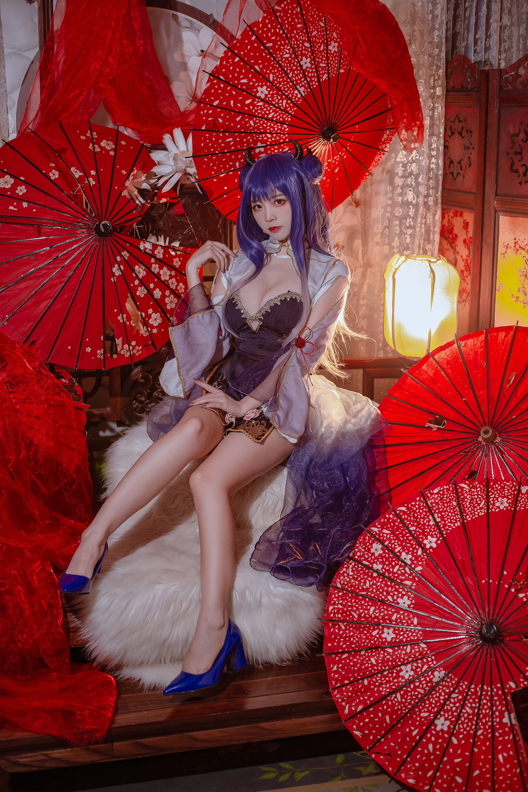 [福利COS] 人气Coser二佐Nisa - 碧蓝 伊吹旗袍