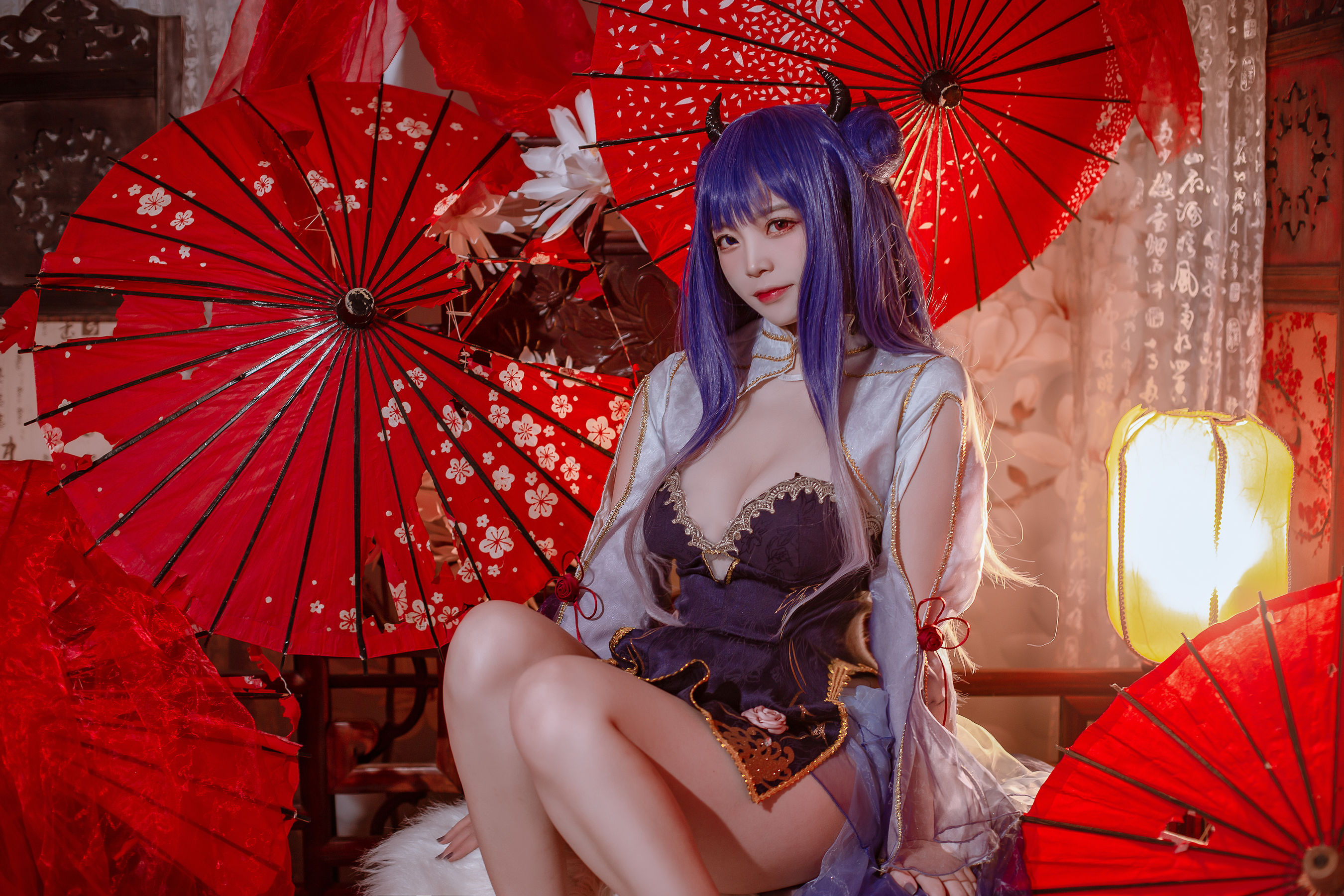 [福利COS] 人气Coser二佐Nisa - 碧蓝 伊吹旗袍