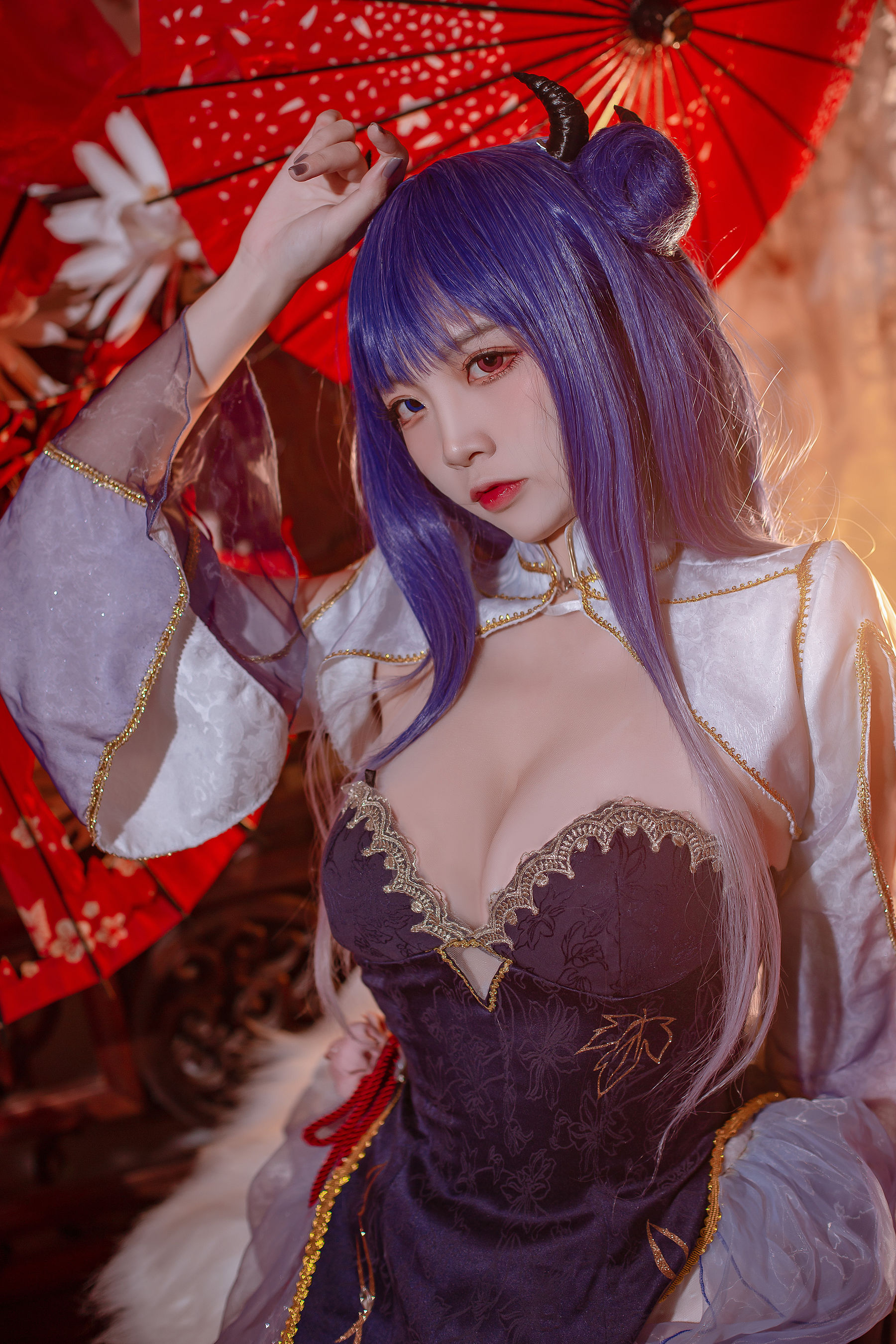 [福利COS] 人气Coser二佐Nisa - 碧蓝 伊吹旗袍