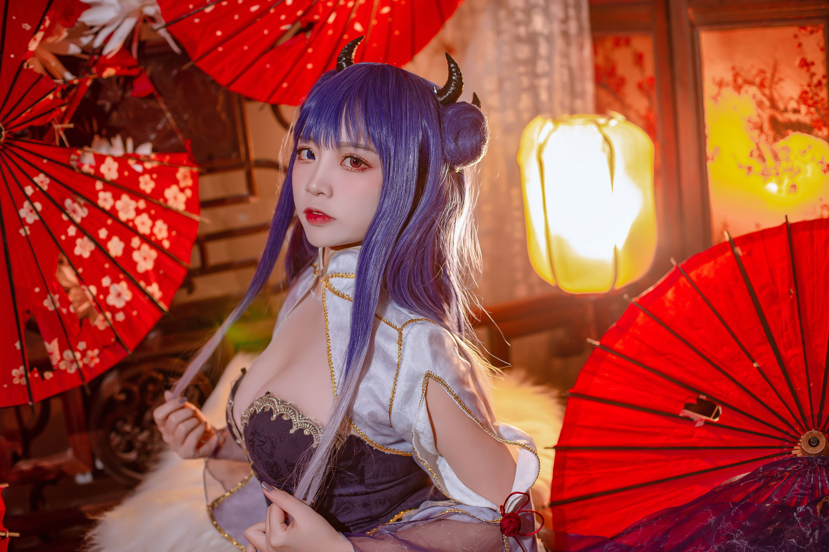 [福利COS] 人气Coser二佐Nisa - 碧蓝 伊吹旗袍