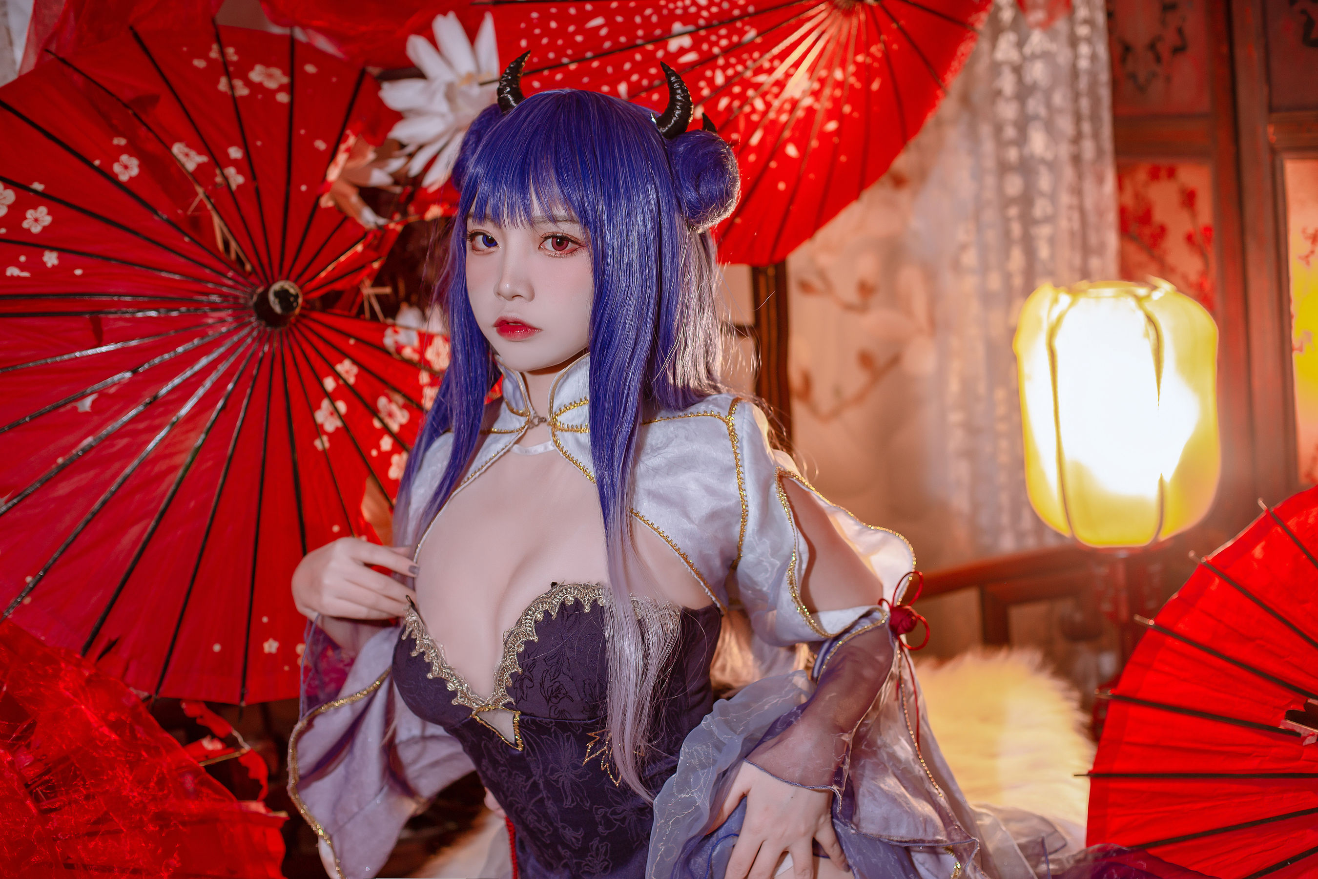 [福利COS] 人气Coser二佐Nisa - 碧蓝 伊吹旗袍