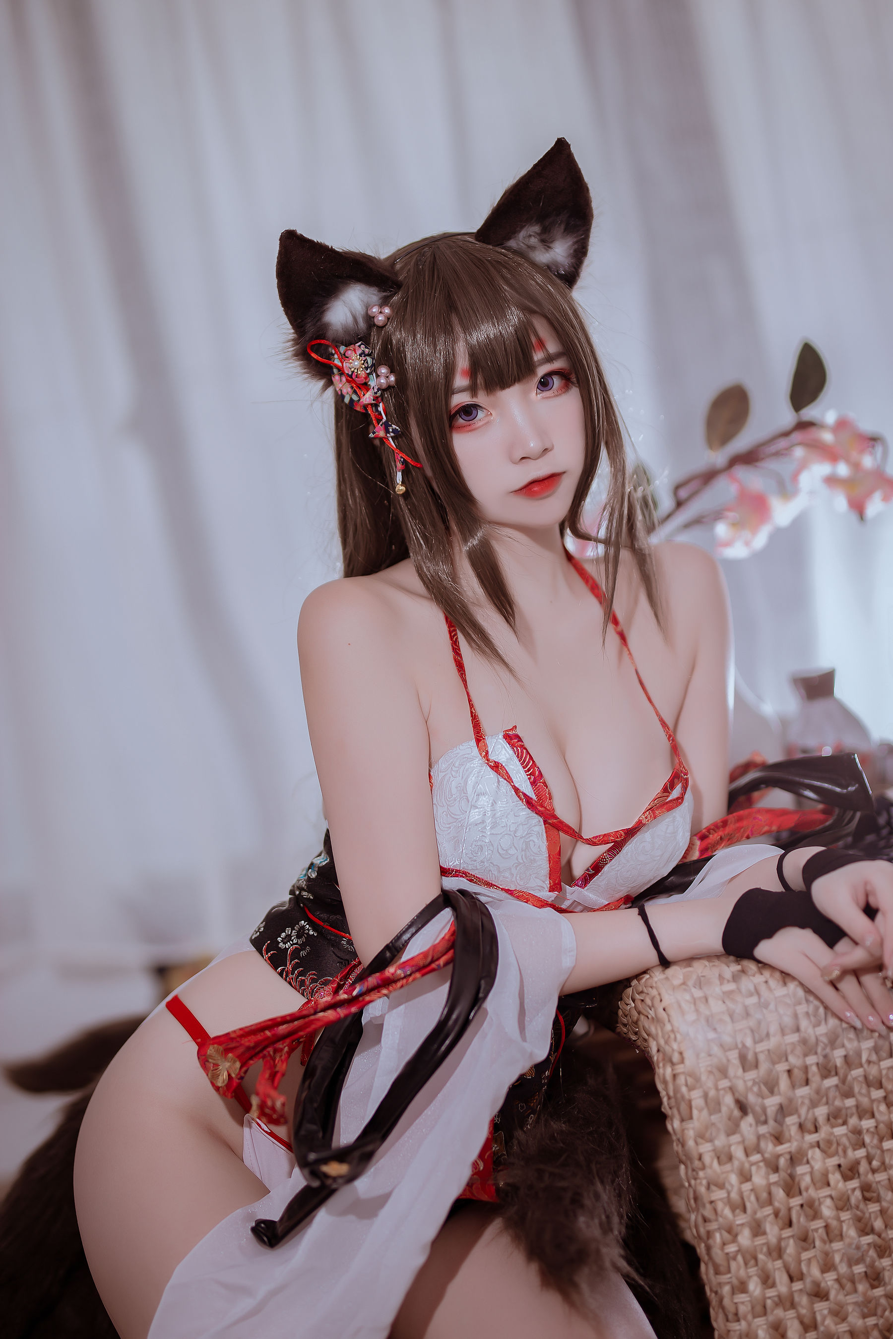[福利COS] 人气Coser二佐Nisa - 碧蓝 天城泳装