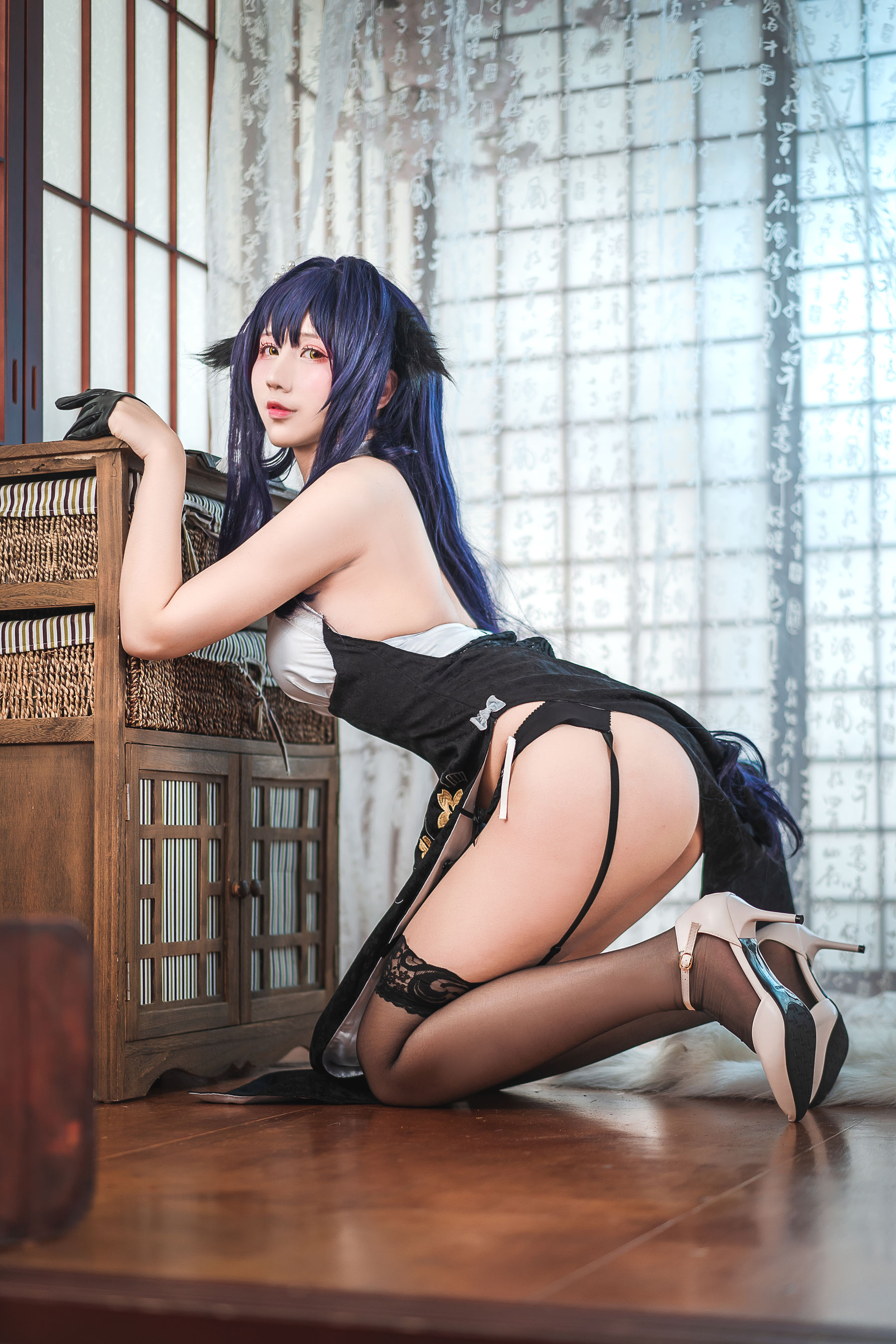[福利COS] 动漫博主九曲Jean - 吾妻旗袍