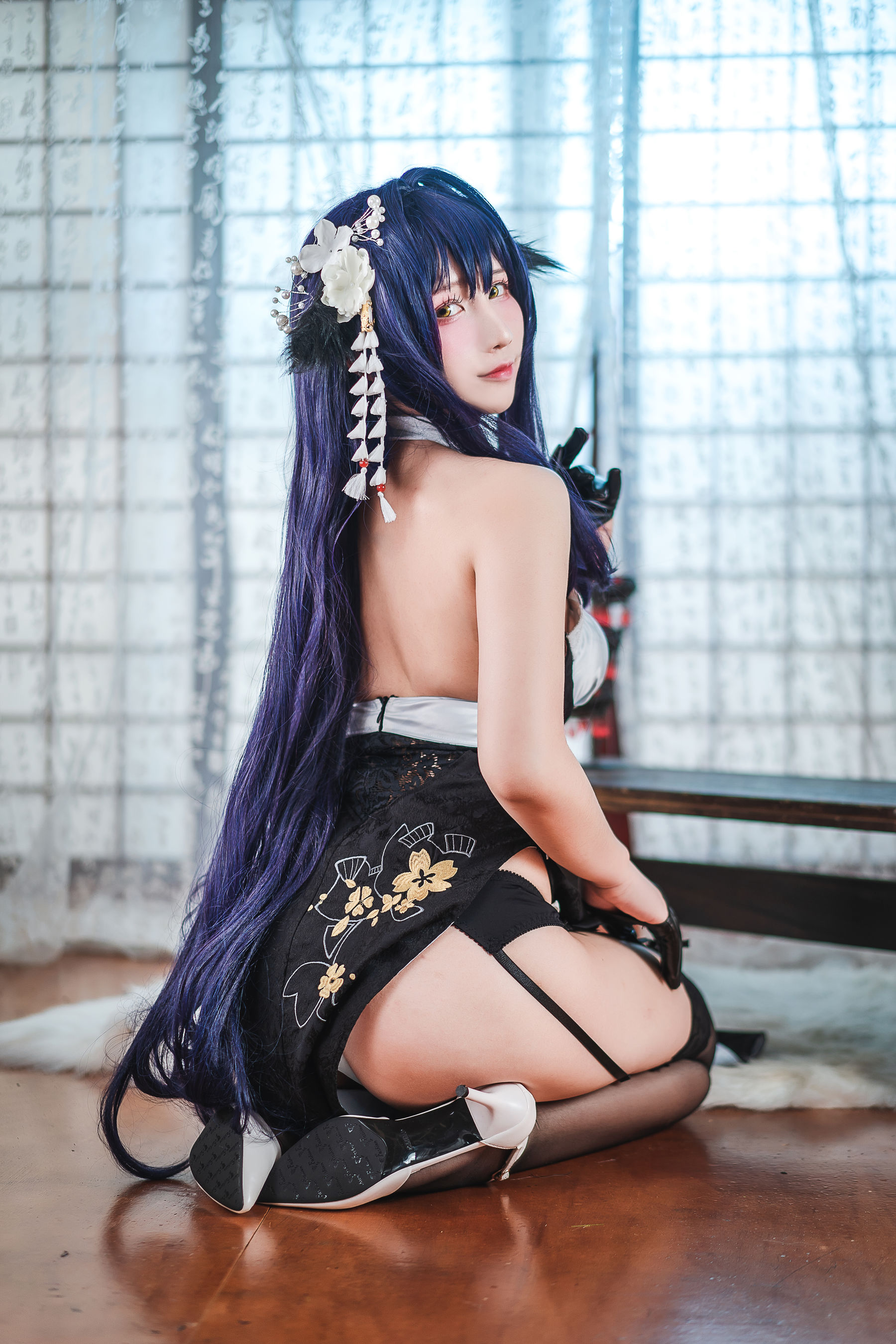 [福利COS] 动漫博主九曲Jean - 吾妻旗袍